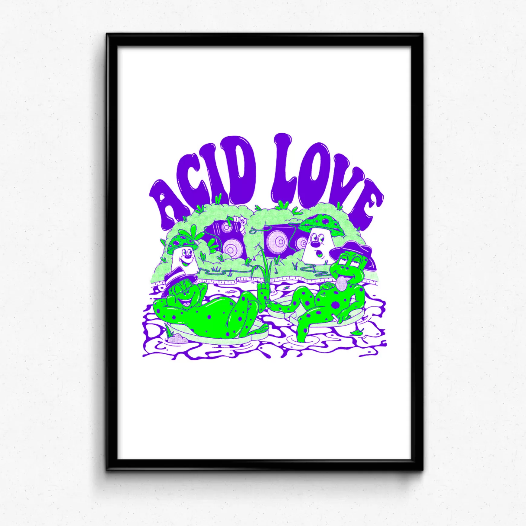 ACID LOVE 0.06 'Journey' Art Print Cheap