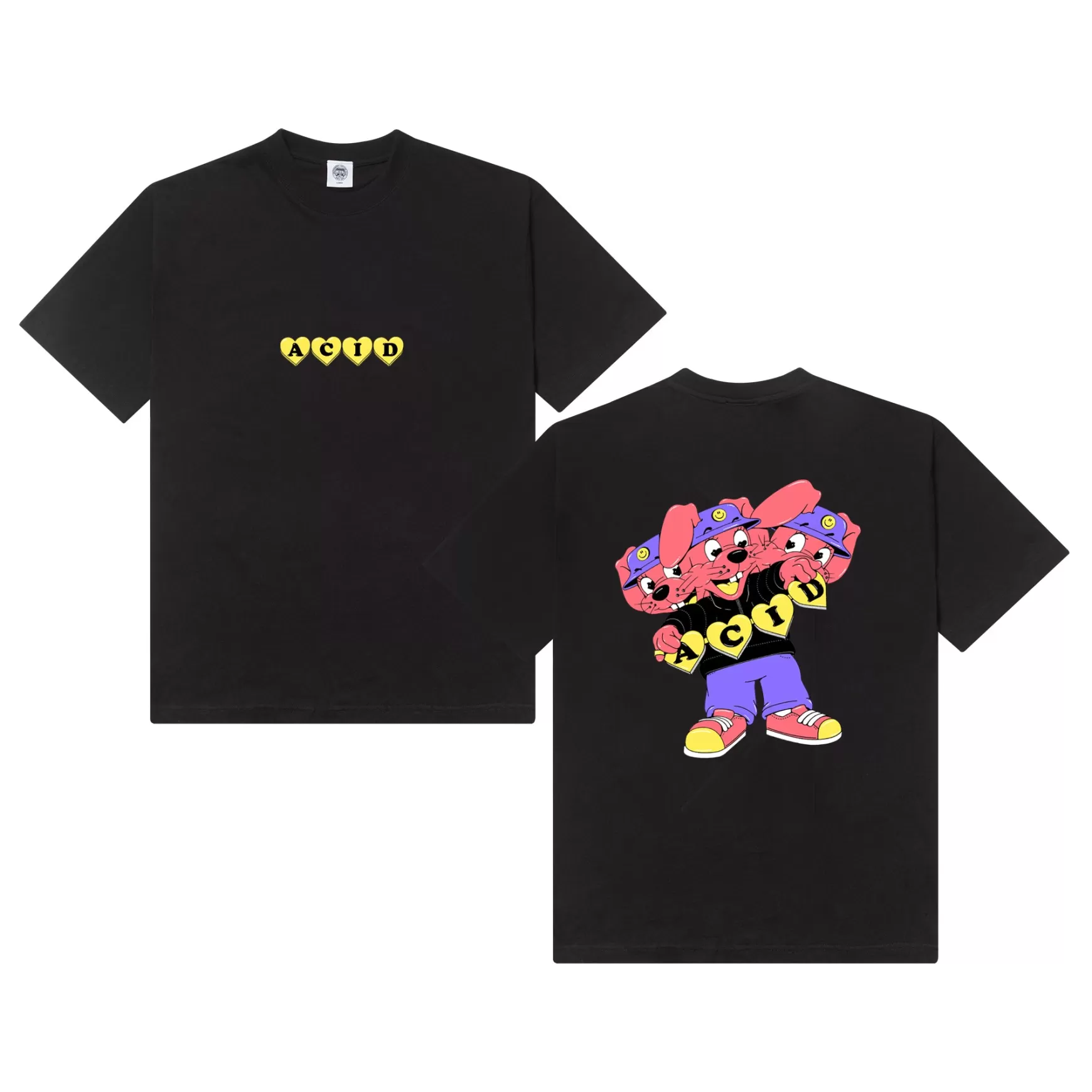 ACID LOVE 0.06 'siamese' Tee - Black Online