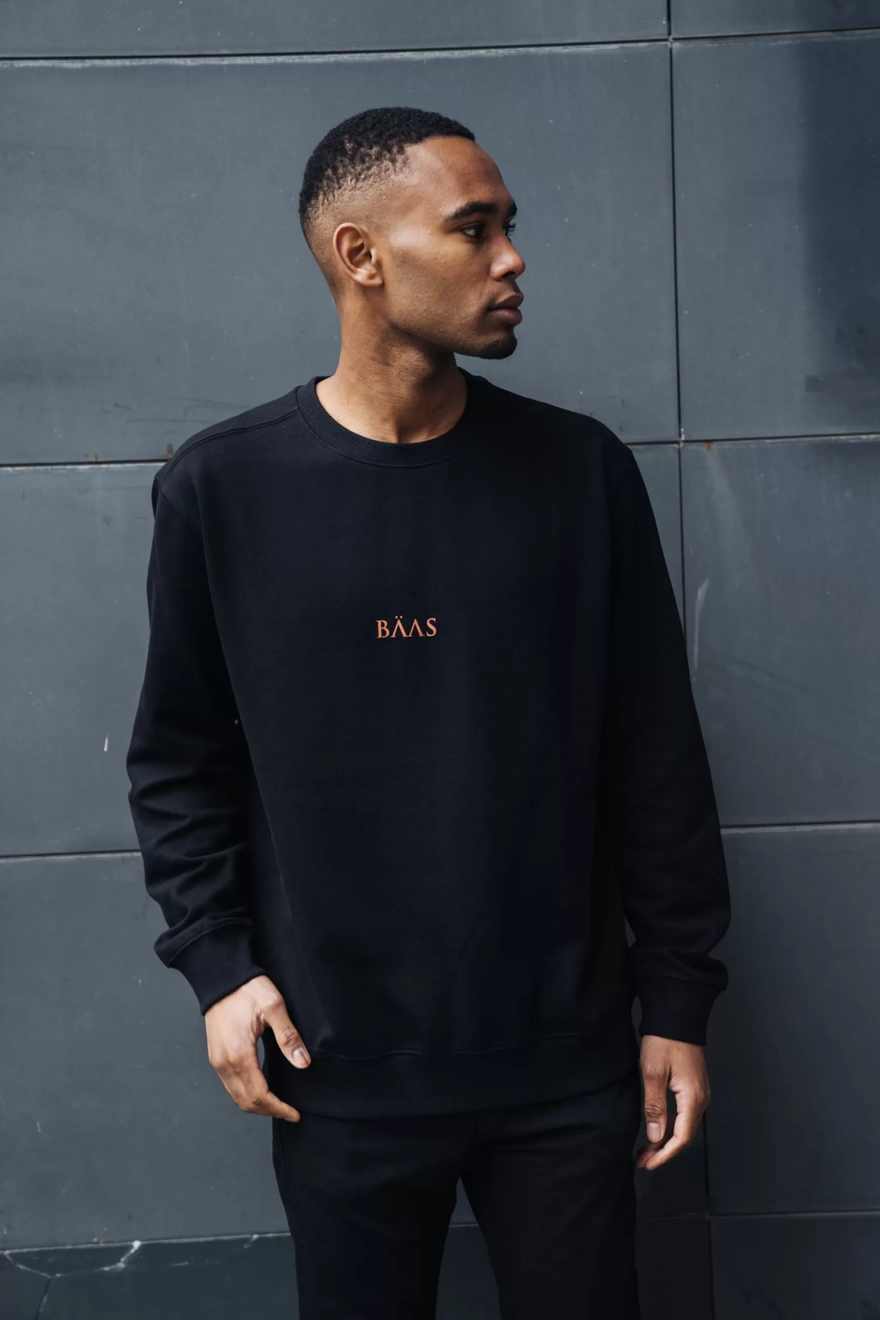 BÄAS Baas 'sashiko' Black Sweater Fashion