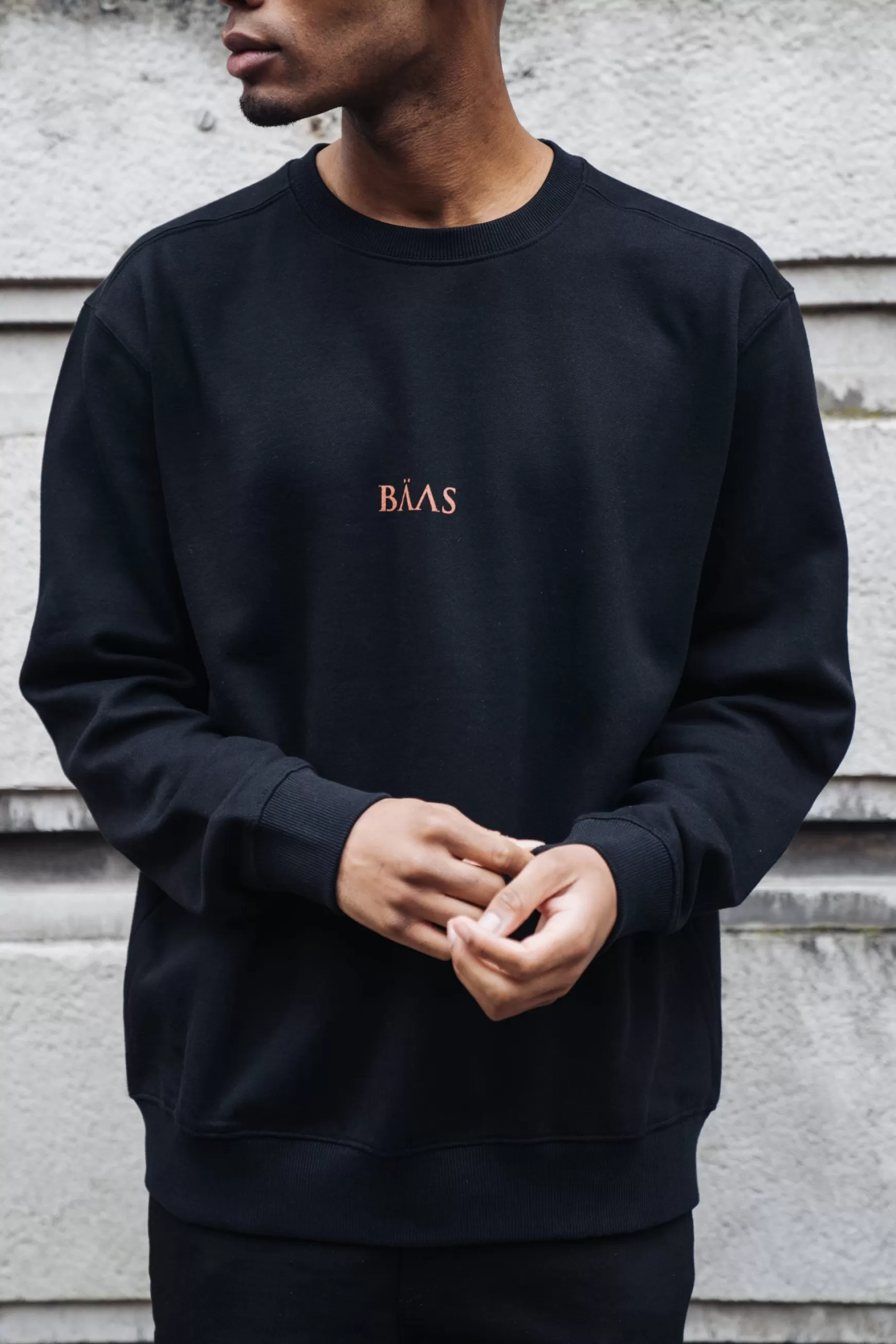 BÄAS Baas 'sashiko' Black Sweater Fashion