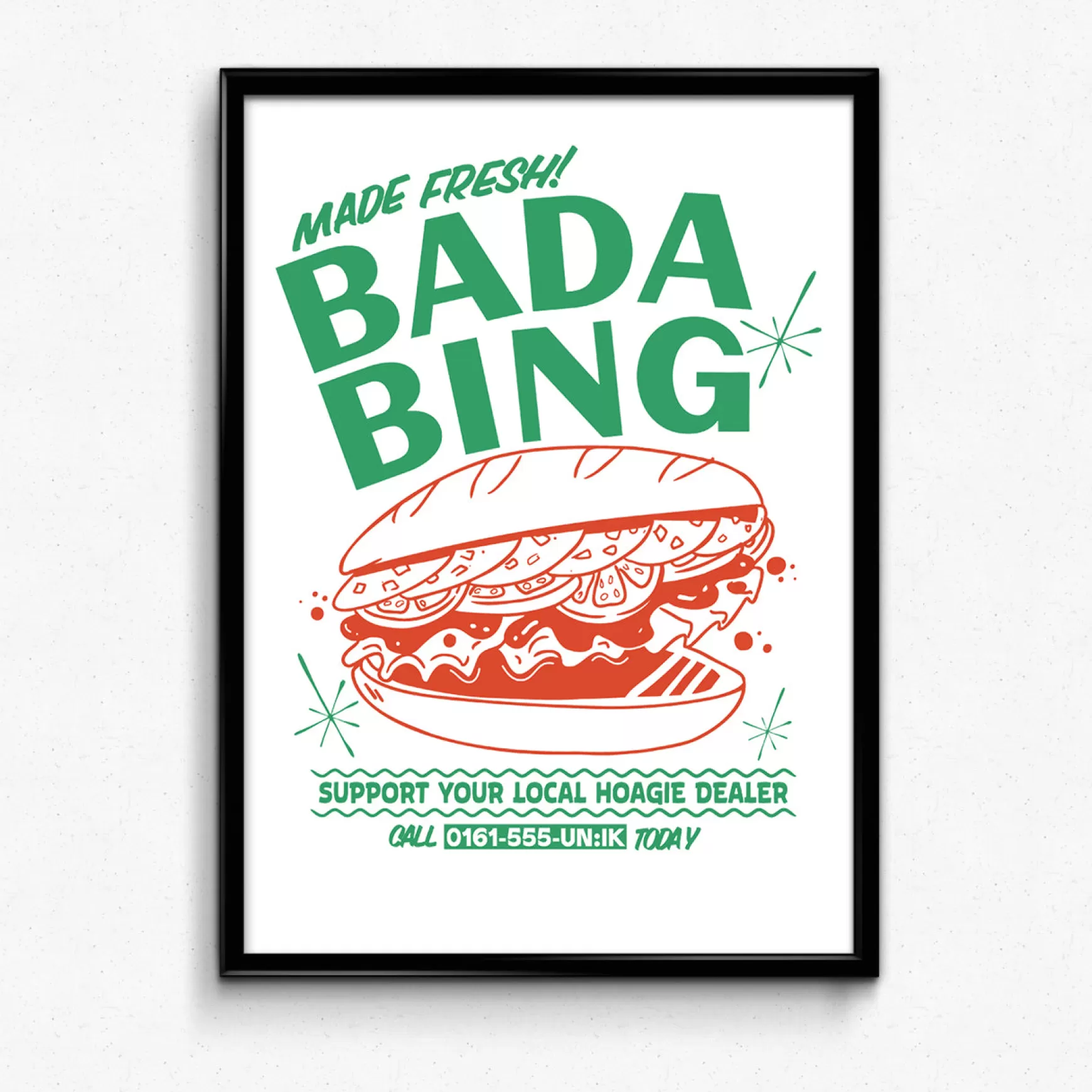 Bada Bing X Un:Ik 'Fresh Hoagie' Print Cheap