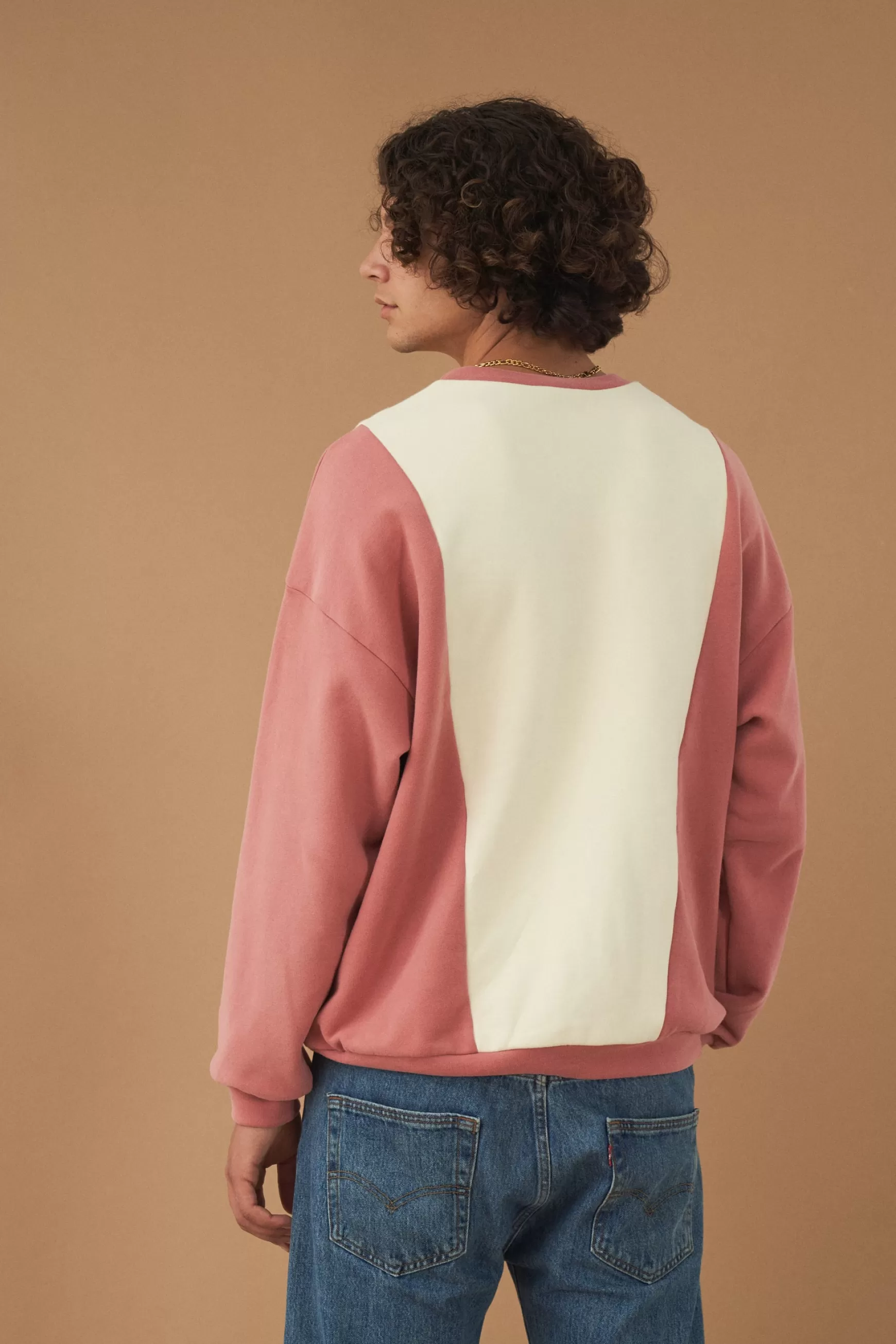 bound 'Berry Creme' Panel Sweater Cheap