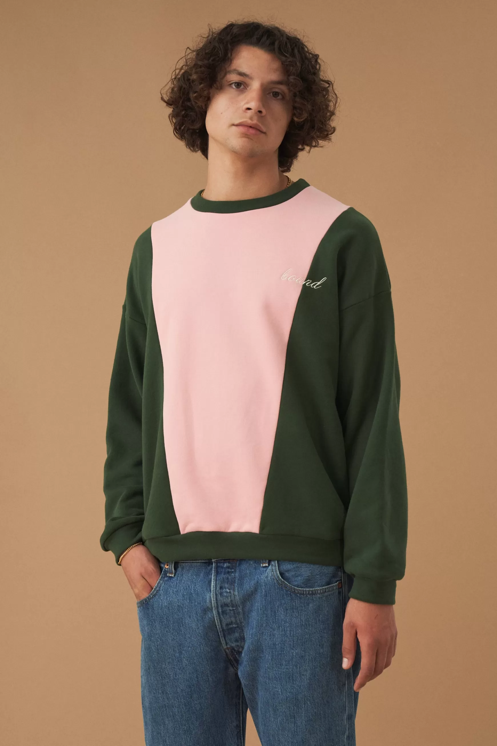 bound 'Forest Rose' Panel Sweater Discount