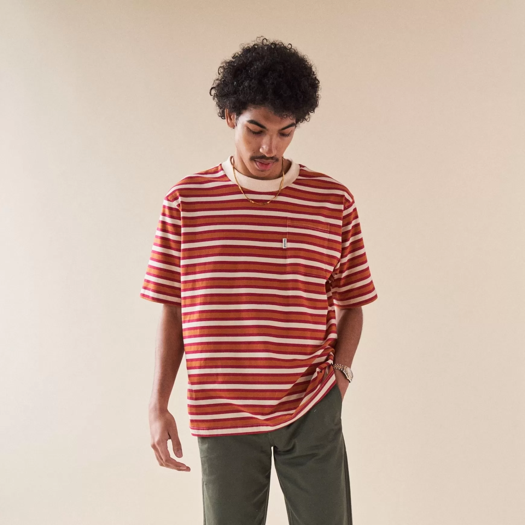 bound 'Namib' Stripe Pocket Tee Shop