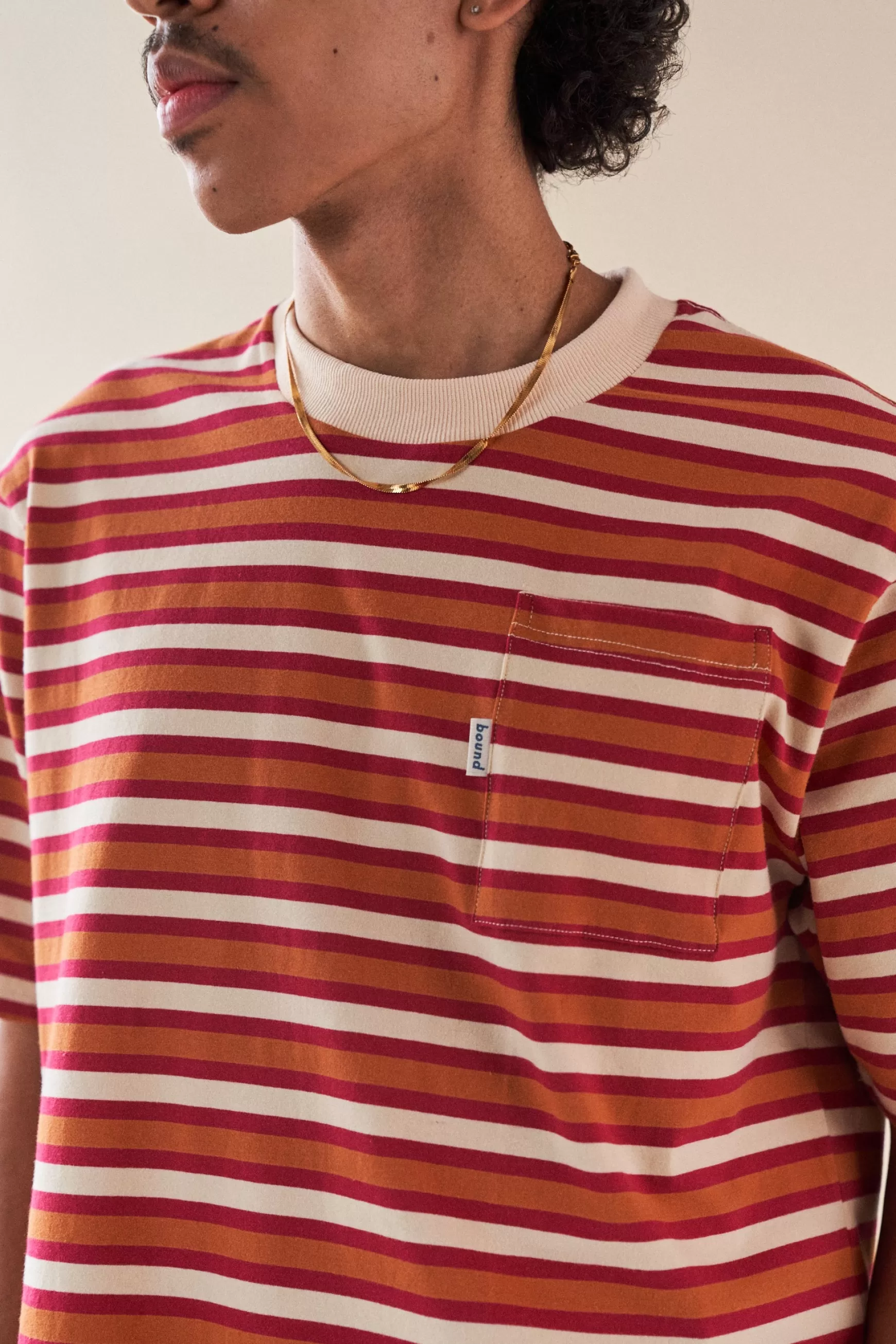 bound 'Namib' Stripe Pocket Tee Shop