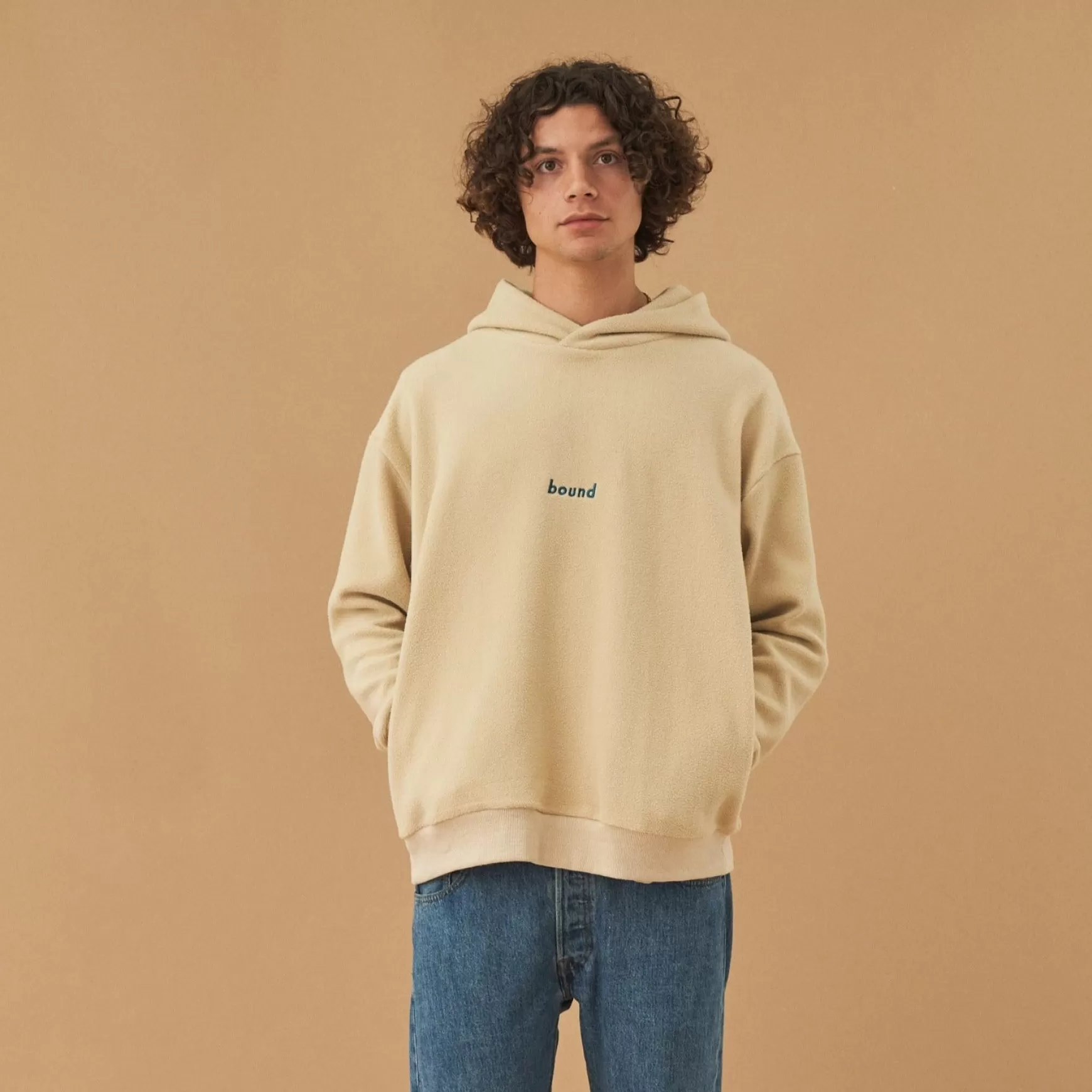 bound 'Oatmeal Reverse Fleece' Hoodie Online