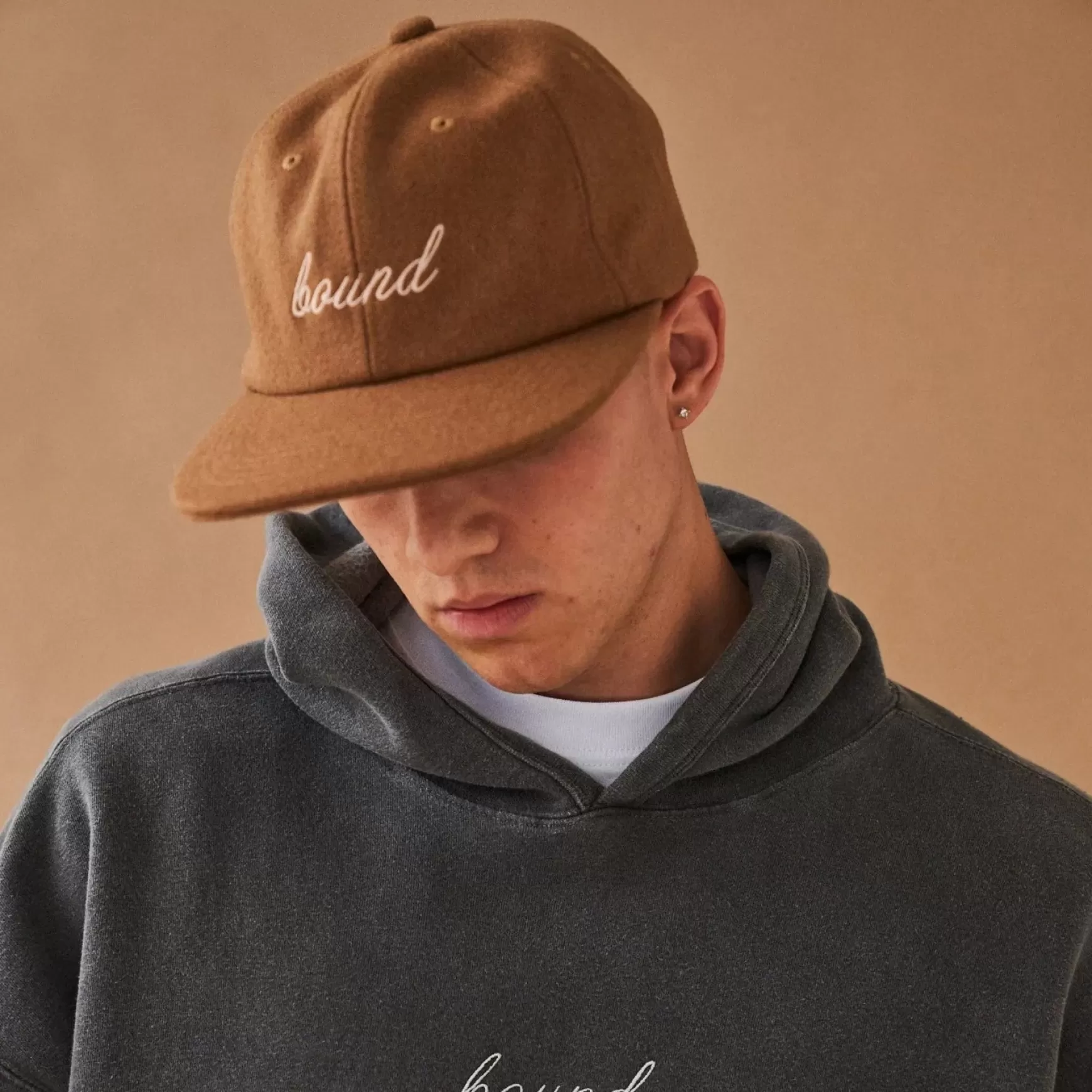 bound 'Rupert' Wool Retro Cap Discount