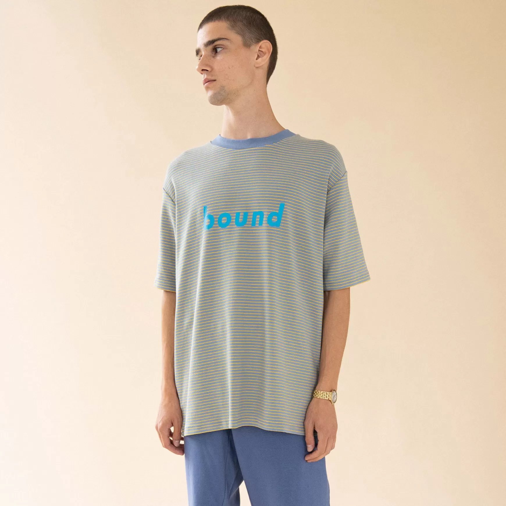 bound 'sky Fine Stripe' Tee Store