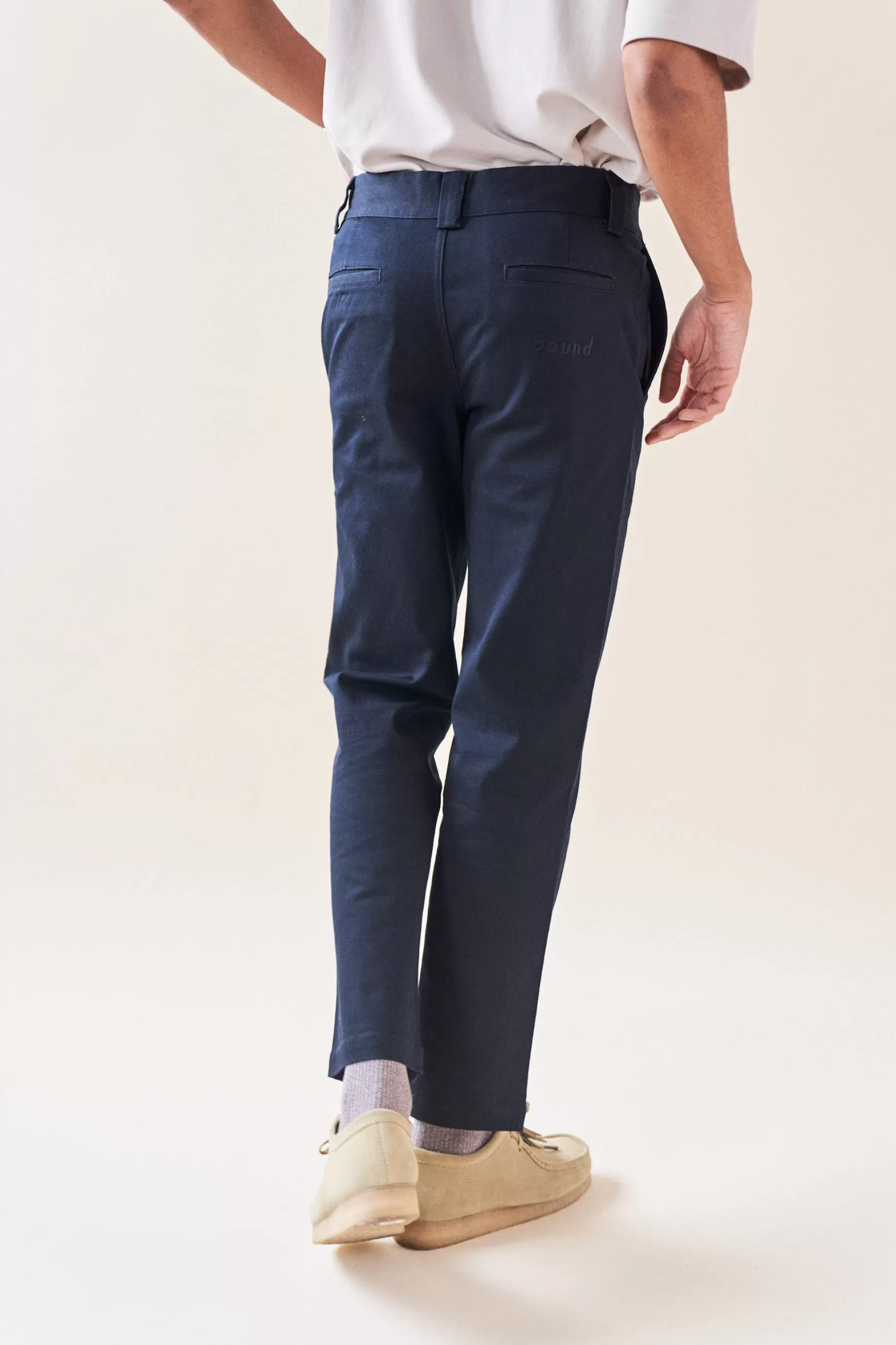 bound 'stamford' Chino Trouser - Navy Cheap