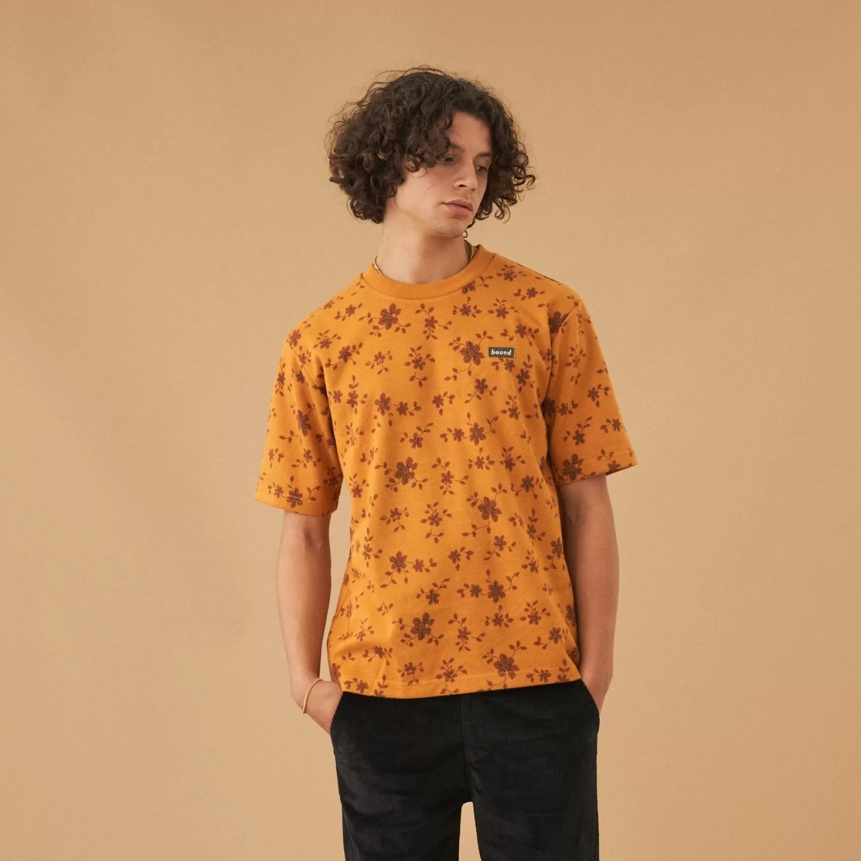 bound 'sunflower' Heavy Jacquard Knit Tee Online