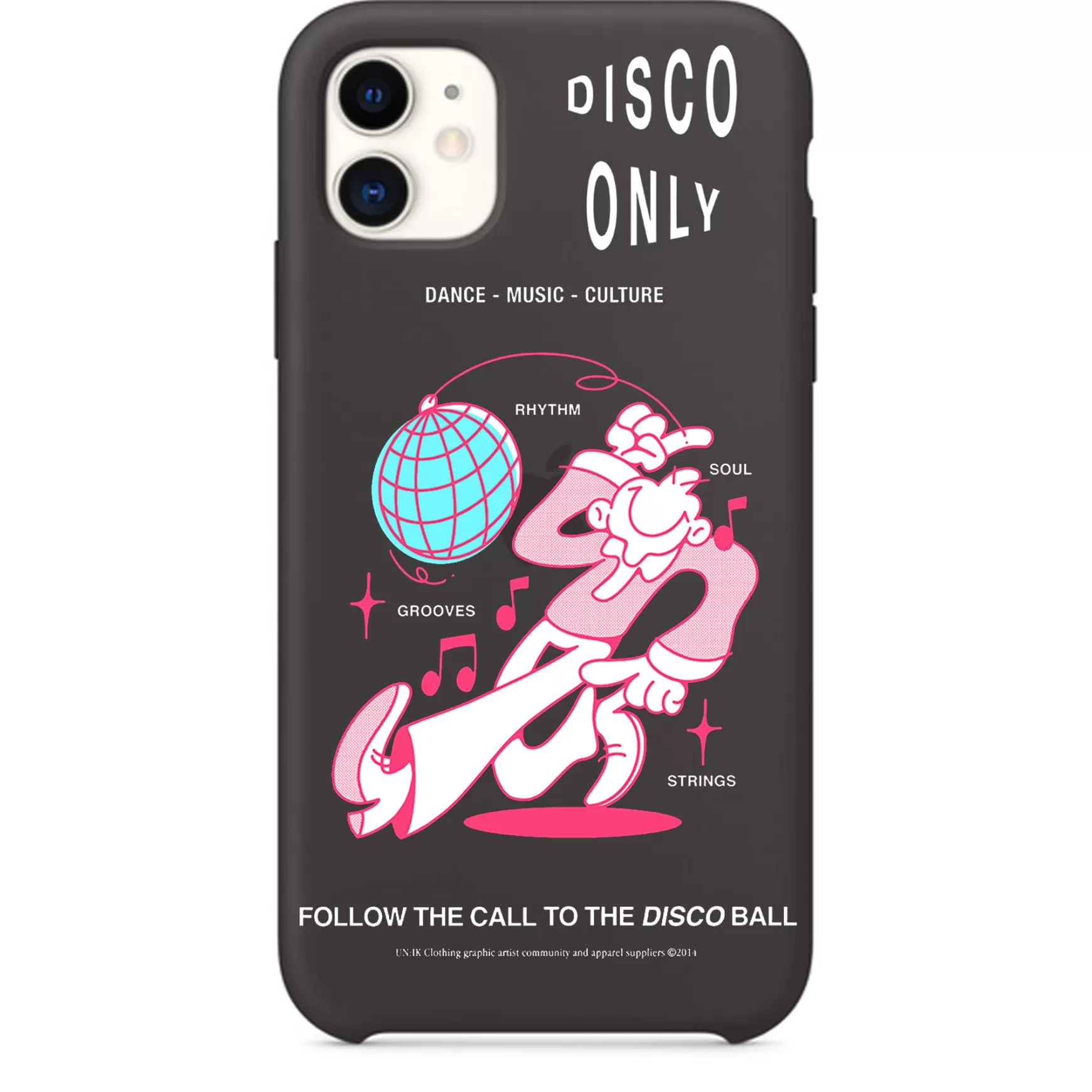 DISCO ONLY 'Disco Ball' Phone Case - Black Flash Sale