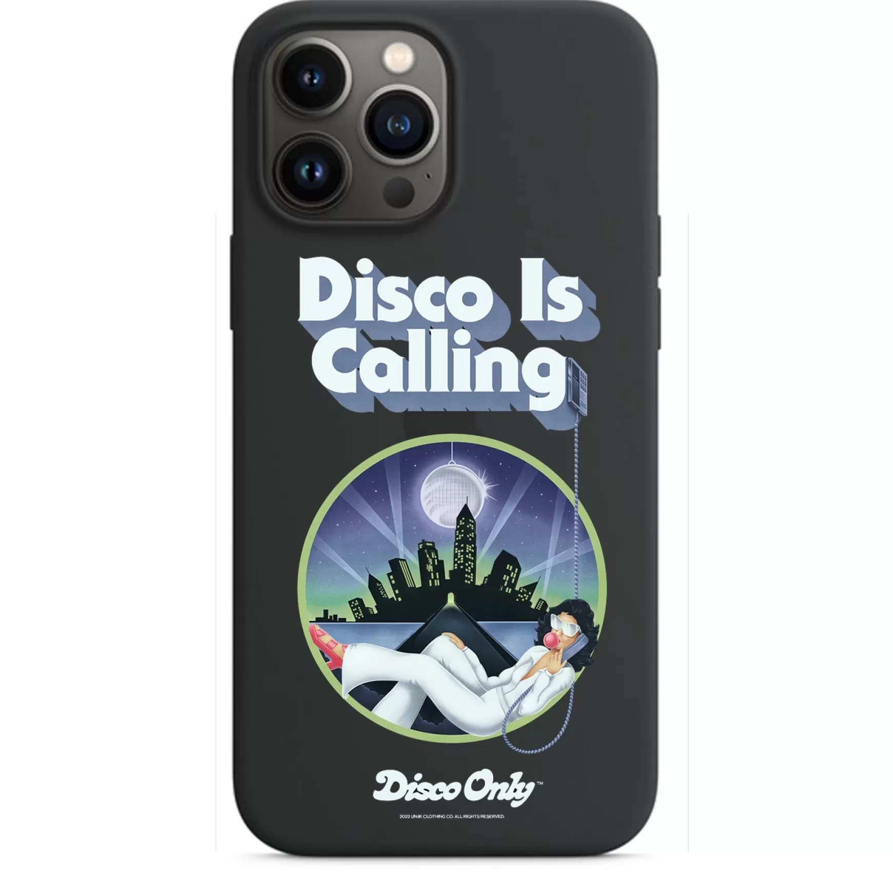 DISCO ONLY 'Disco Is Calling' Phone Case - Black Store