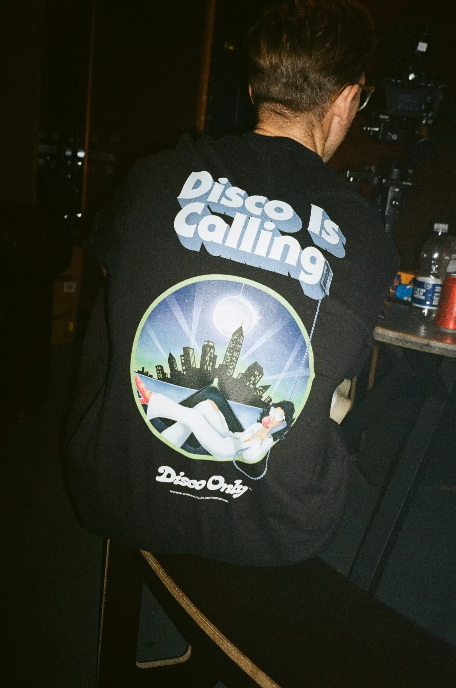 DISCO ONLY 'Disco Is Calling' Tee - Black Store