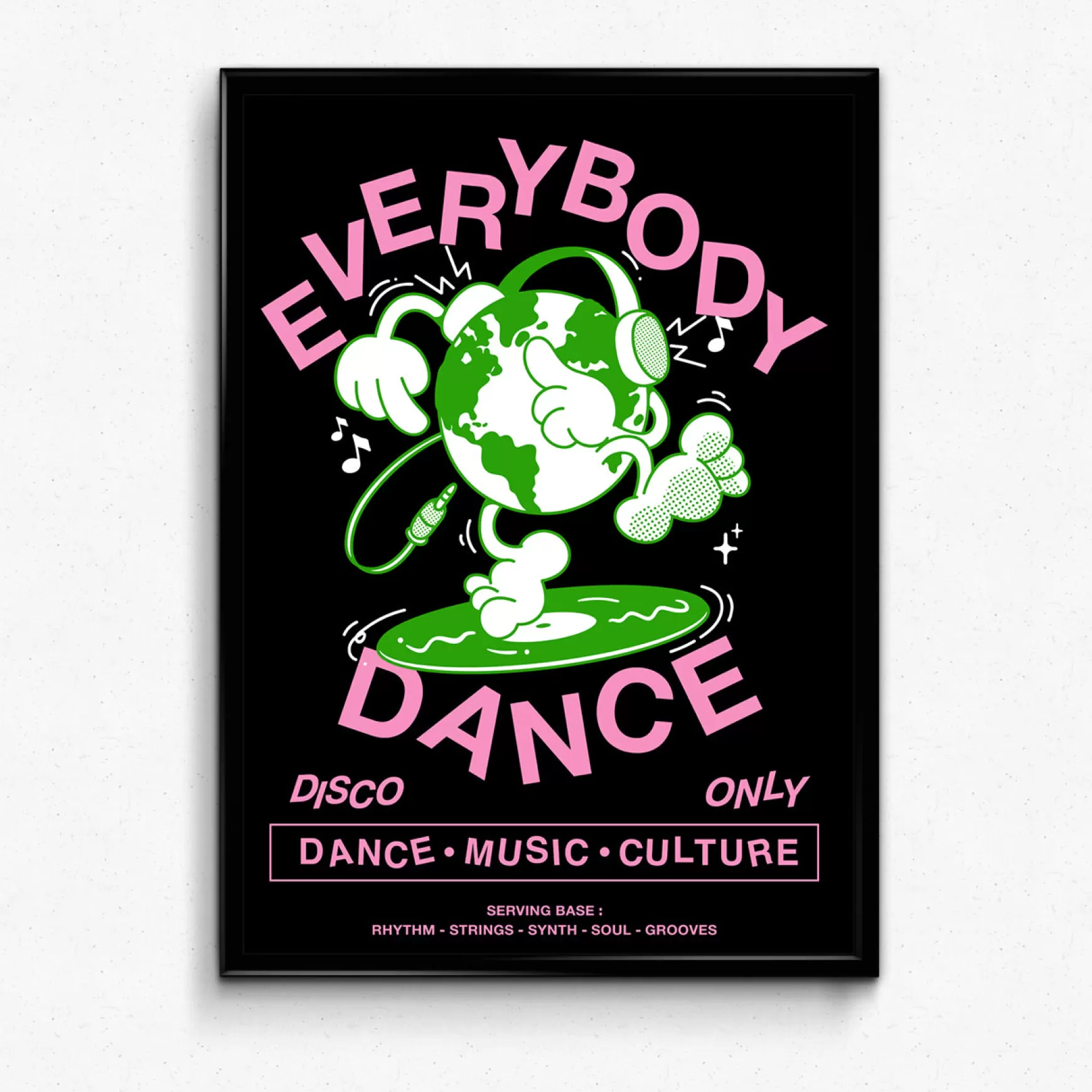 DISCO ONLY 'Everybody Dance' Print Online