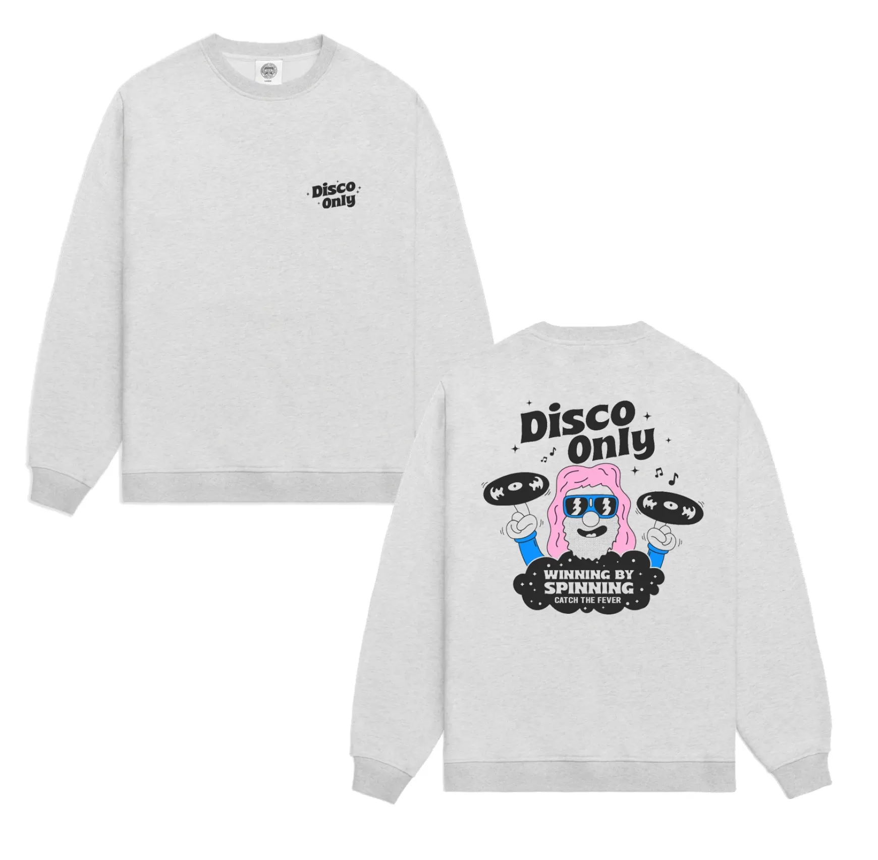 DISCO ONLY 'Nyc Disco' Sweater - Grey Discount