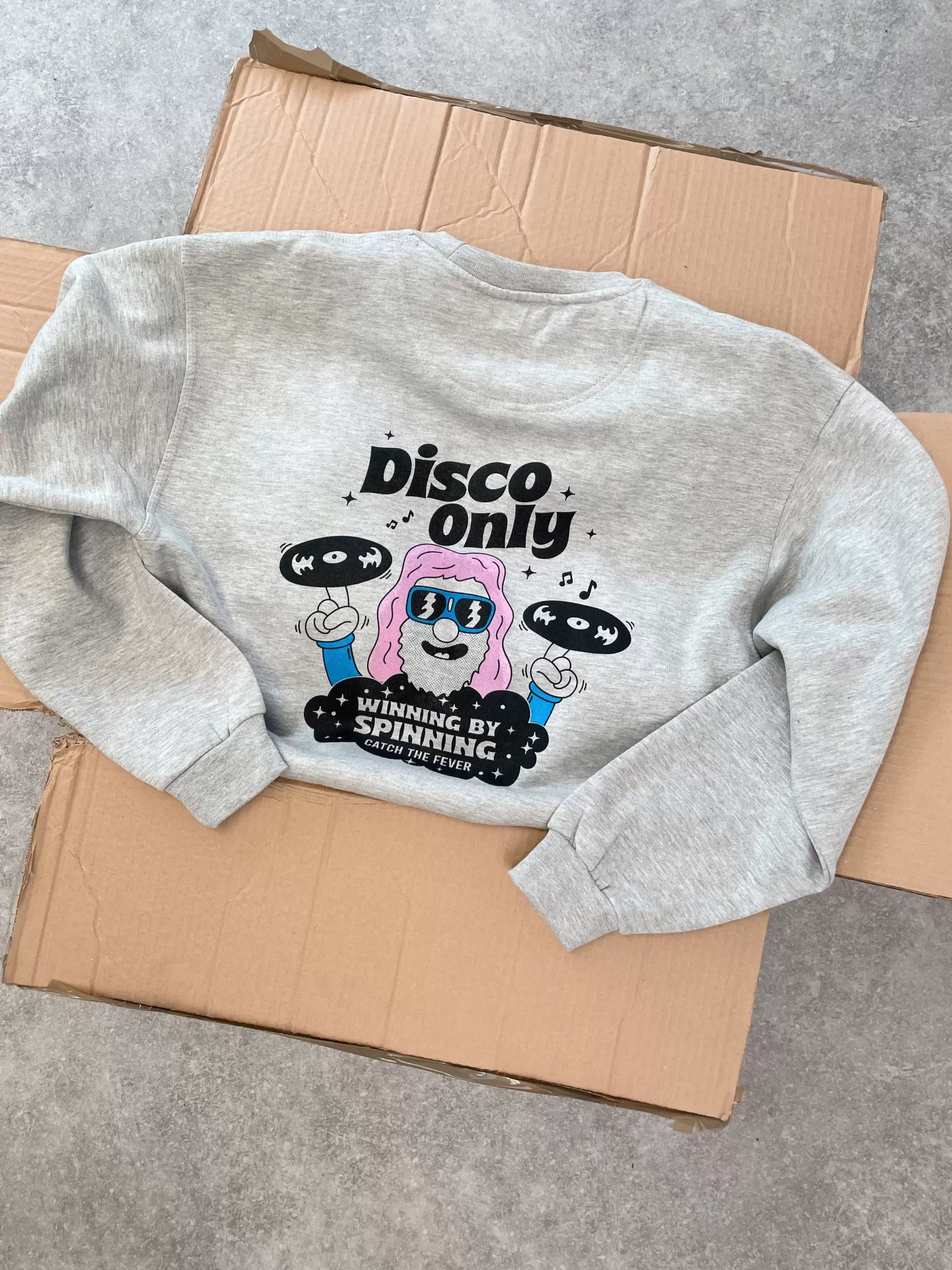 DISCO ONLY 'Nyc Disco' Sweater - Grey Discount