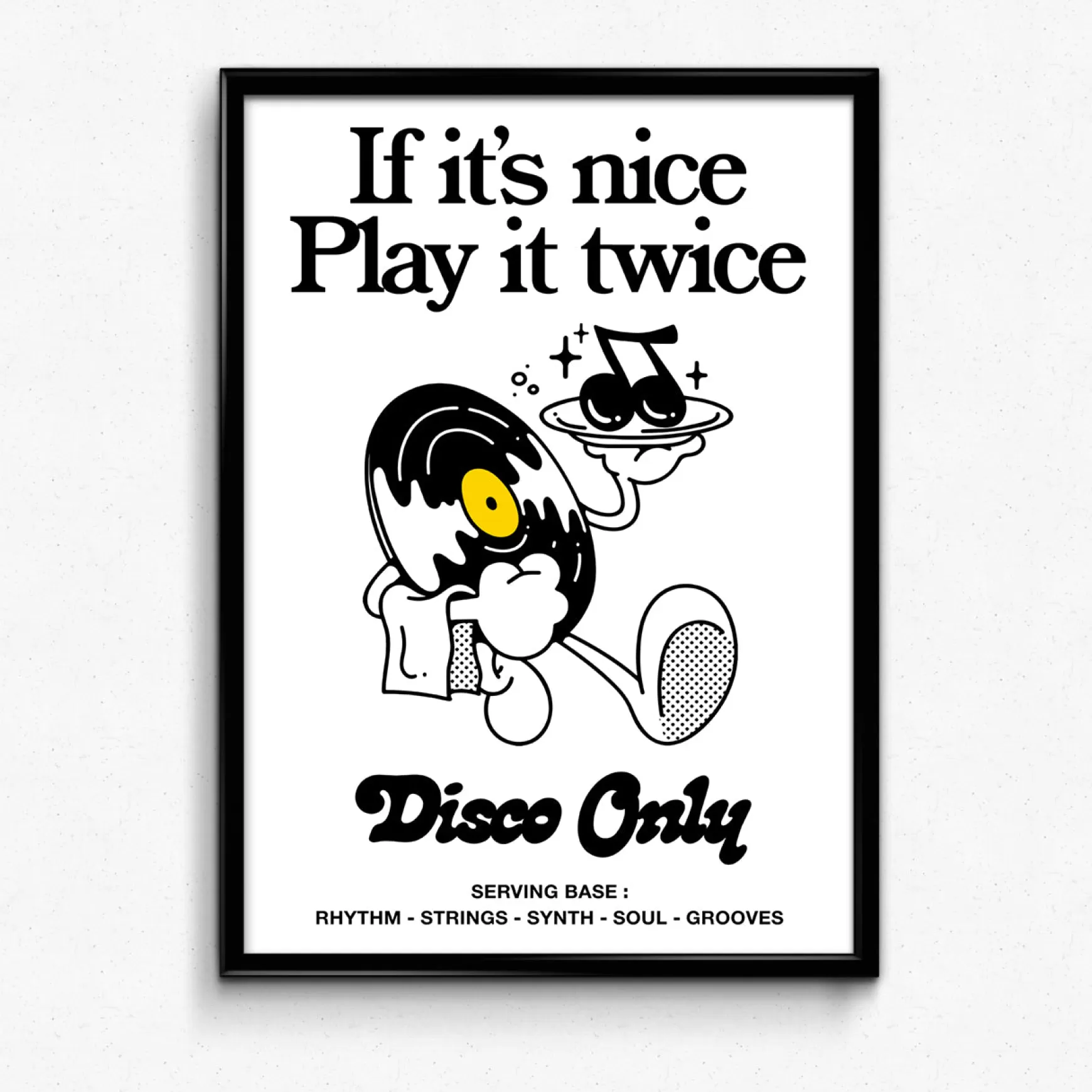 DISCO ONLY 'Play It Twice V2' Print Outlet