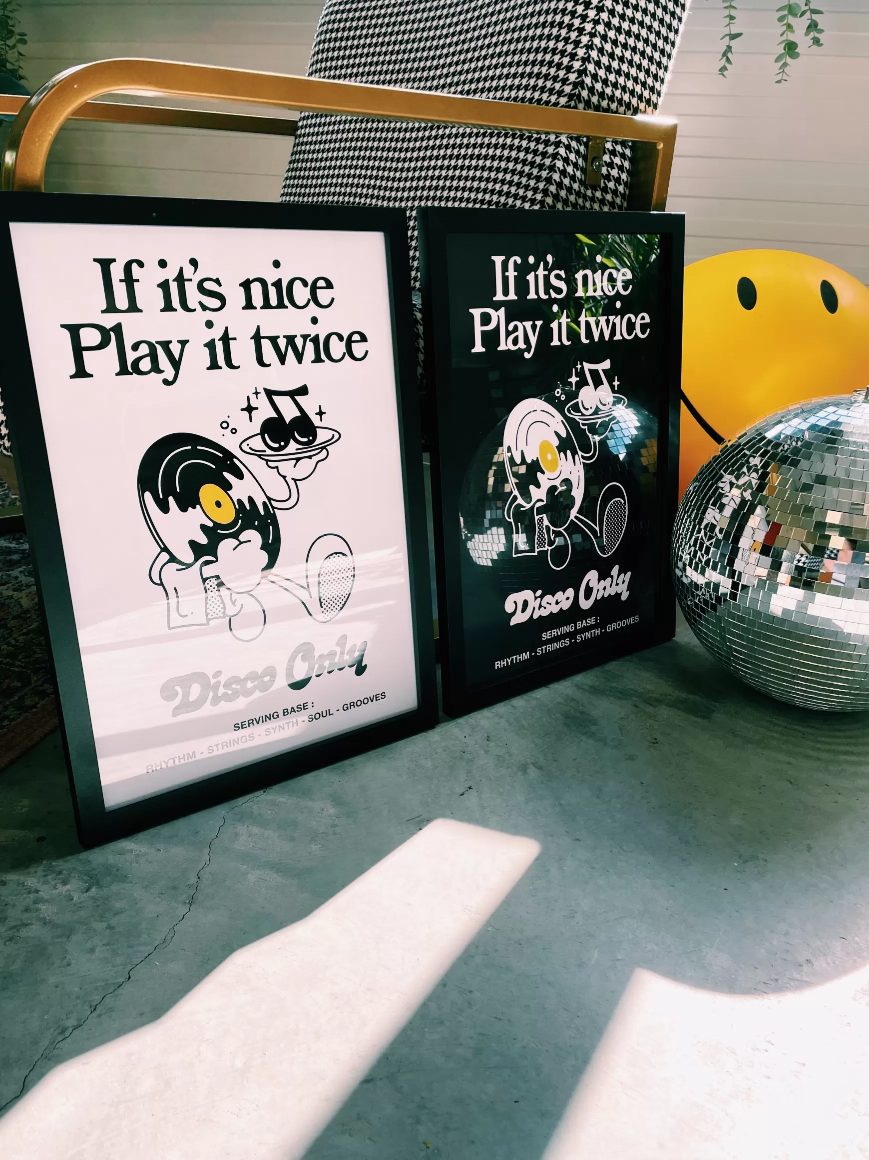 DISCO ONLY 'Play It Twice V2' Print Outlet