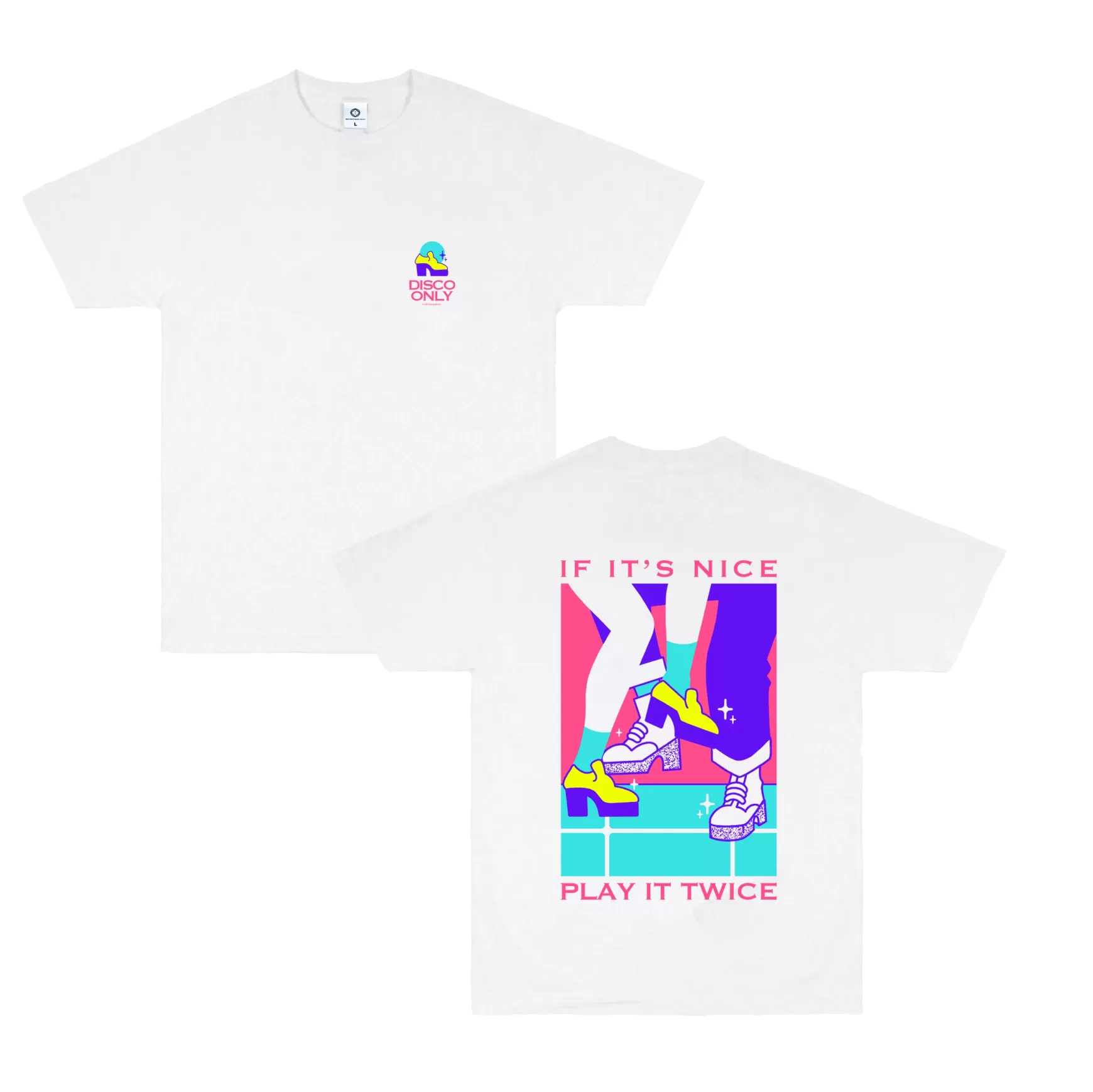 DISCO ONLY 'Play It Twice V3' Tee Cheap