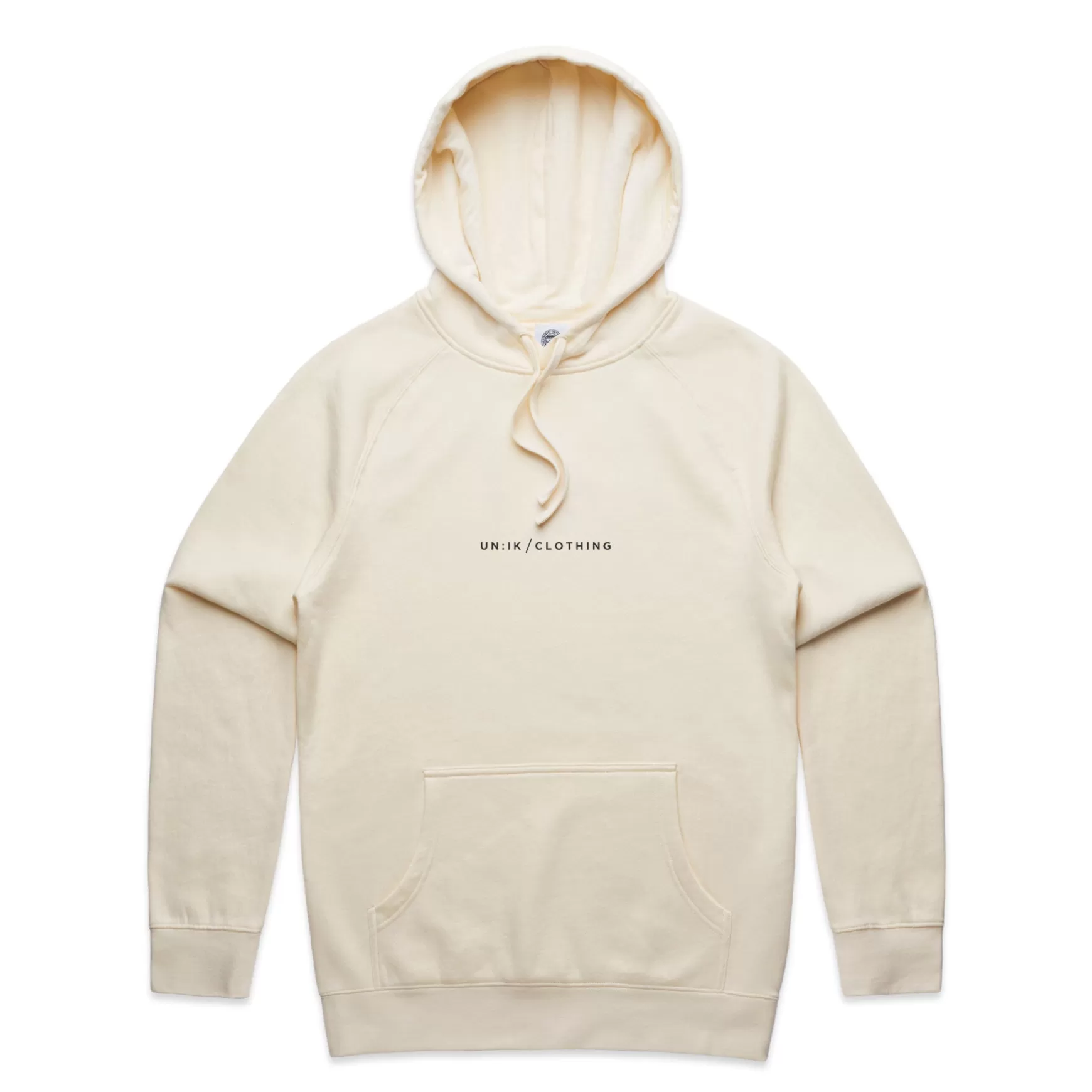 UN:IK Essentials Essentials 'Premium Basics' Hoodie - Ecru Flash Sale