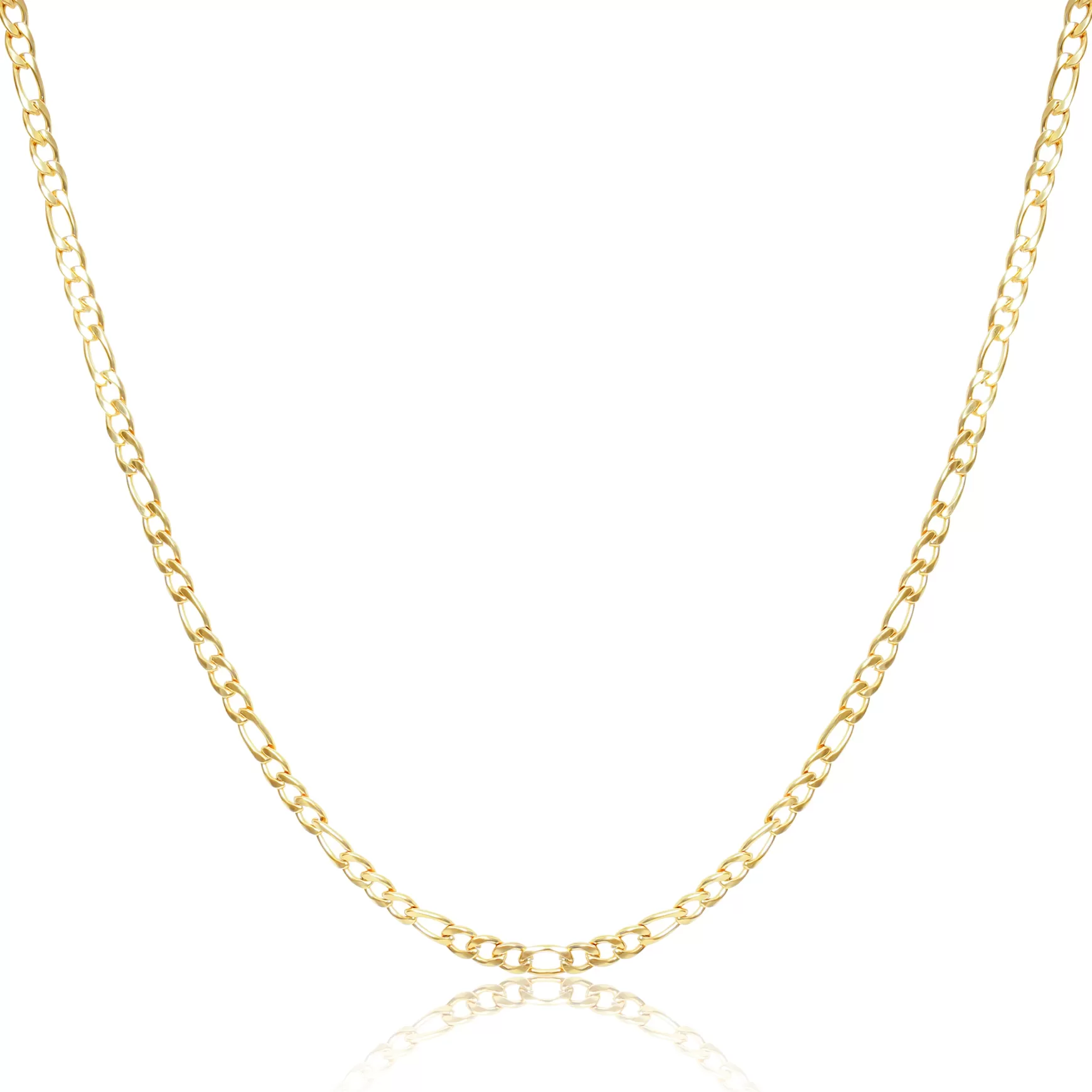 UN:IK Essentials Figaro Cuban Chain 6Mm - Gold Best