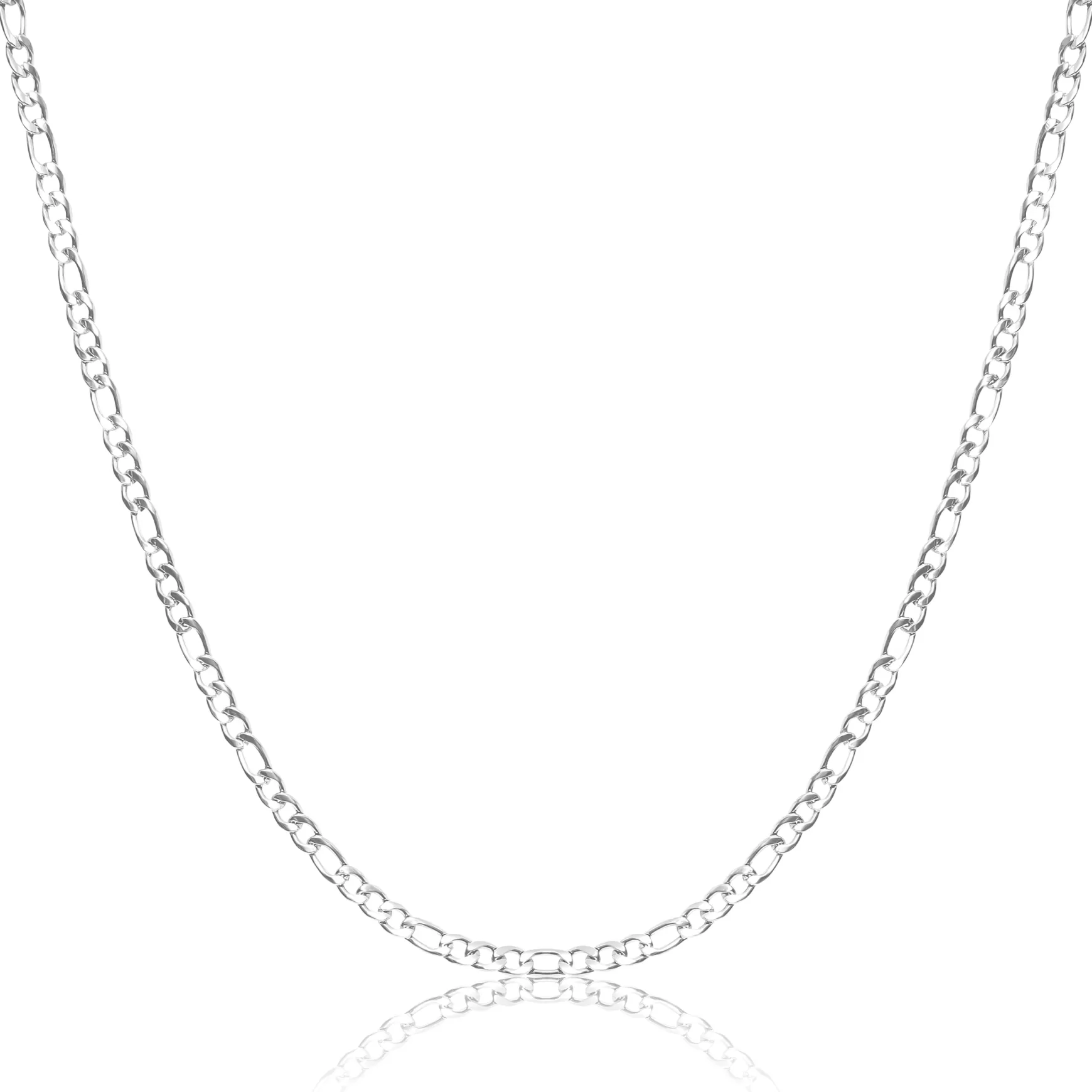 UN:IK Essentials Figaro Cuban Chain 6Mm - Silver Sale