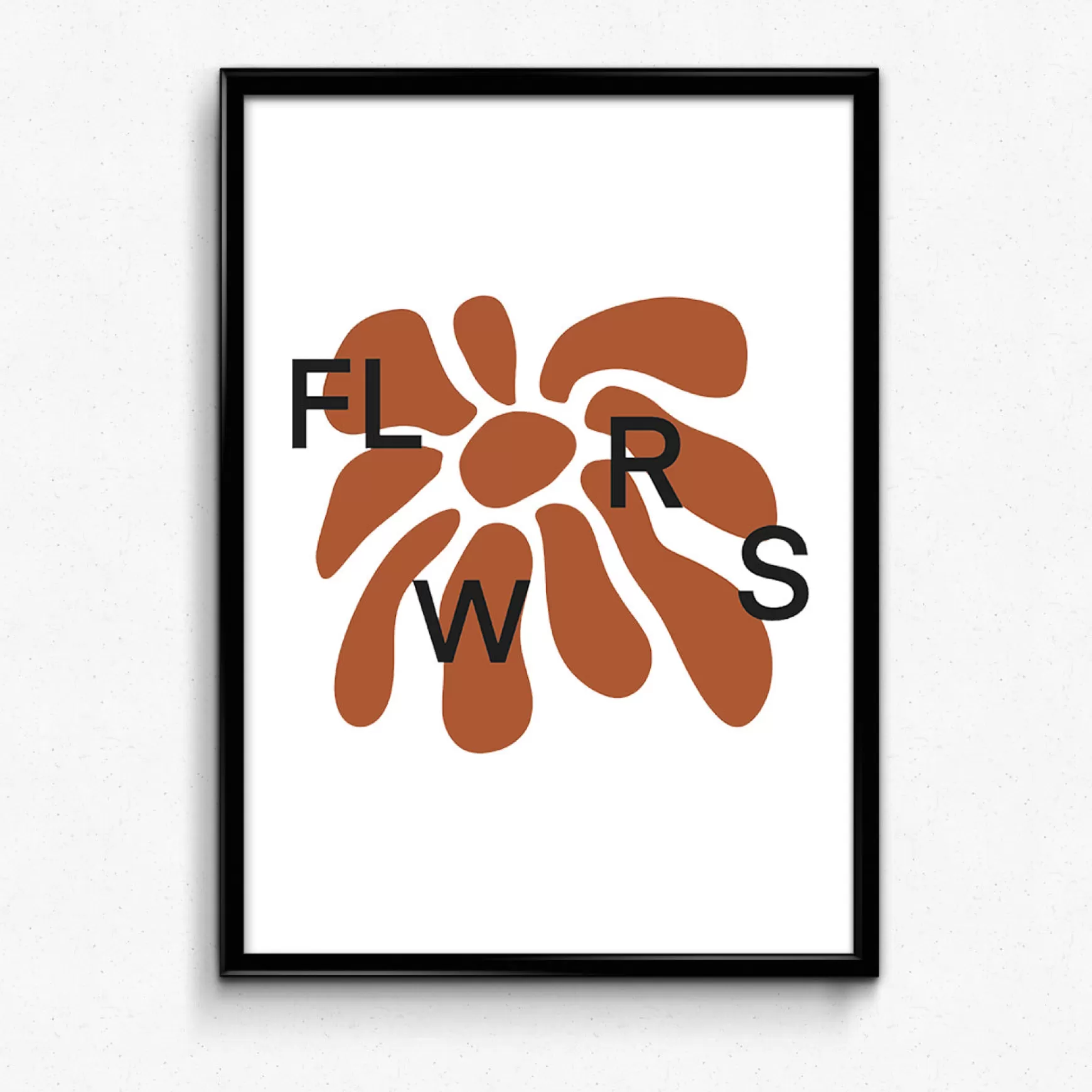 FLWRS by Chloe Hayward Flwrs Art Print - White Store