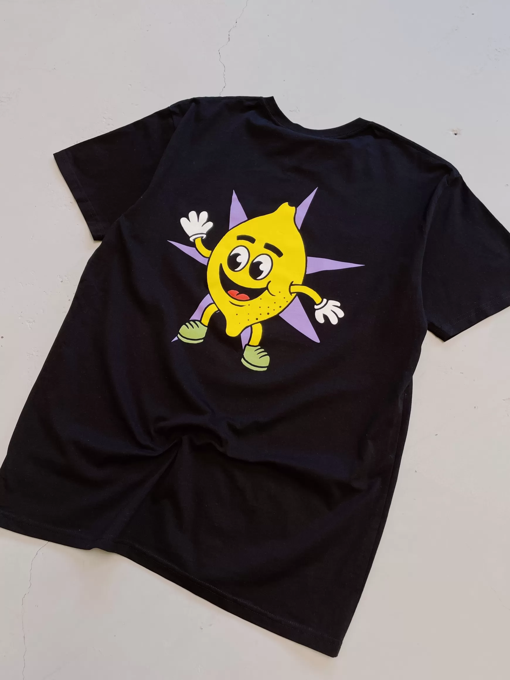 History Of Rave 'Lemon' Tee - Black Best Sale