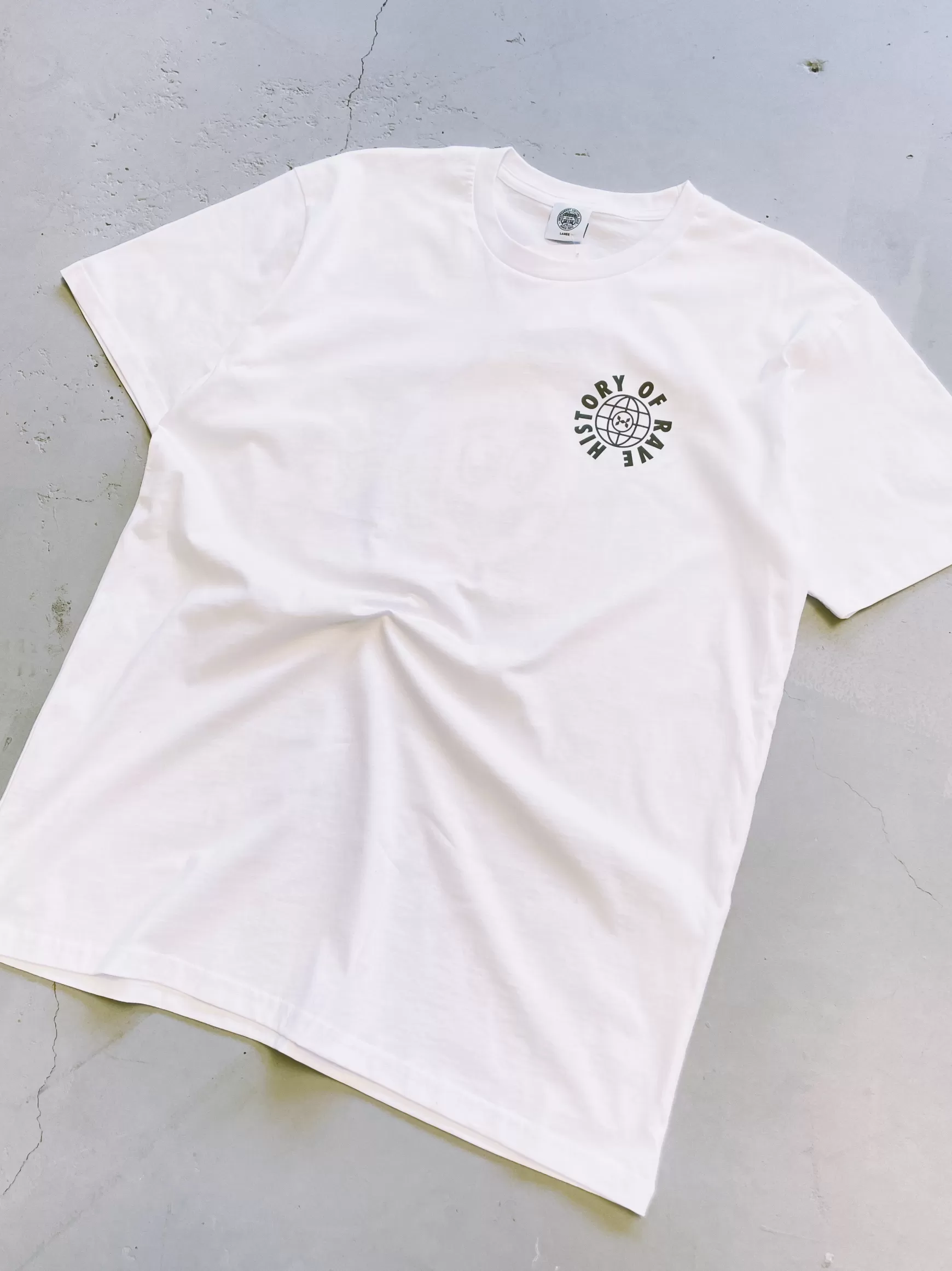 History Of Rave 'Lemon' Tee - White Cheap