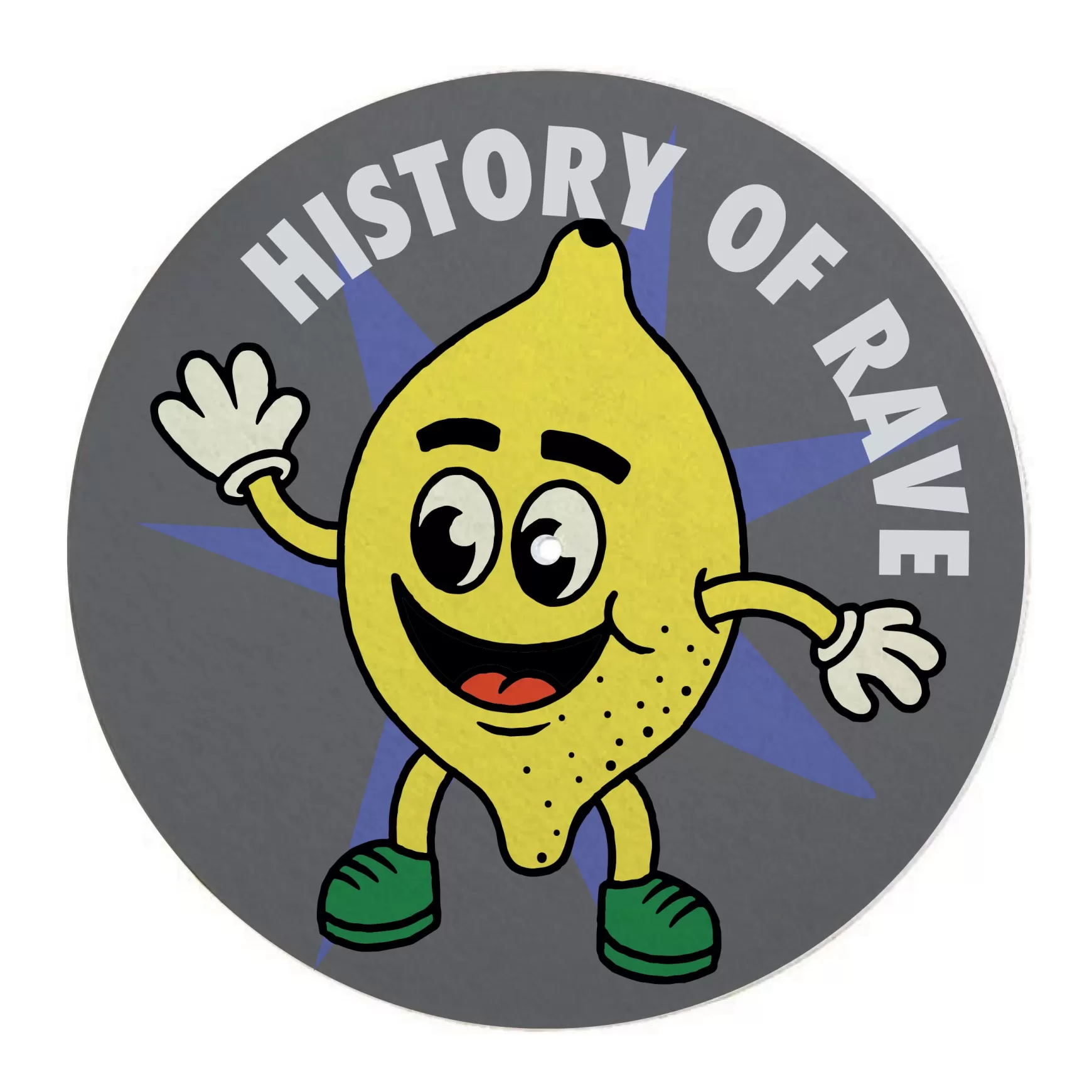 History Of Rave 'Lemon' Vinyl Slipmat Discount