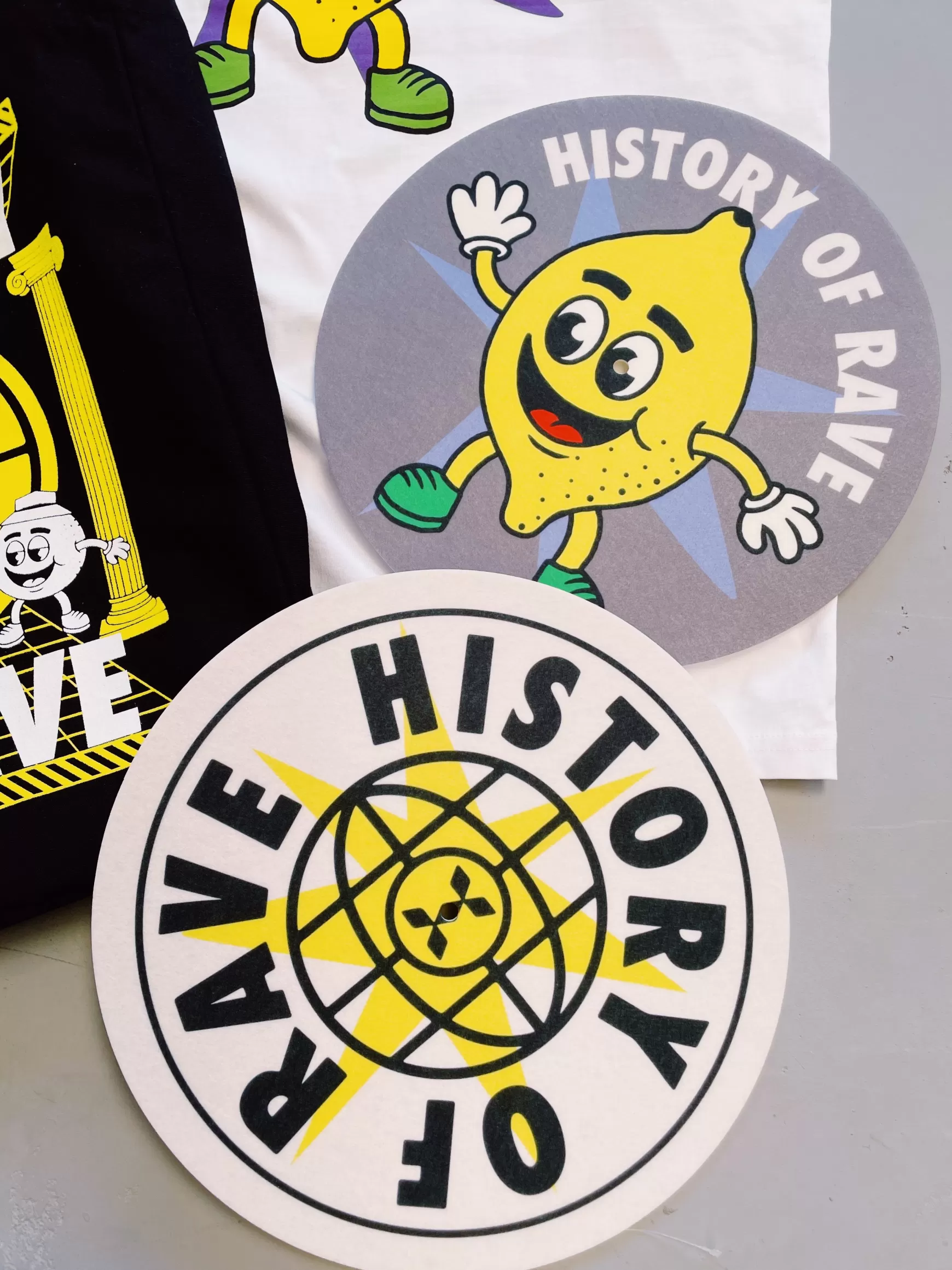 History Of Rave 'Lemon' Vinyl Slipmat Discount