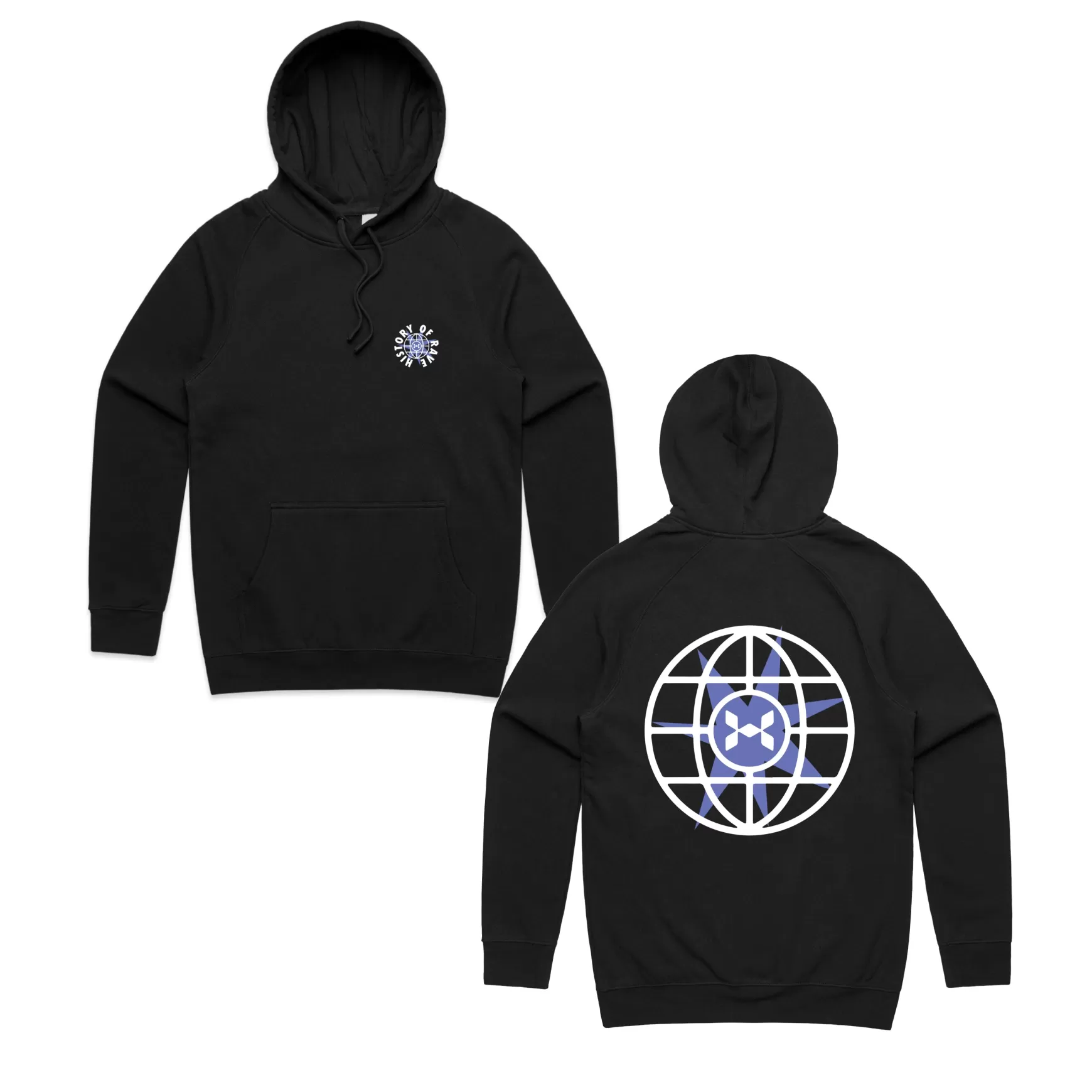 History Of Rave 'Logo' Hoodie - Black Best