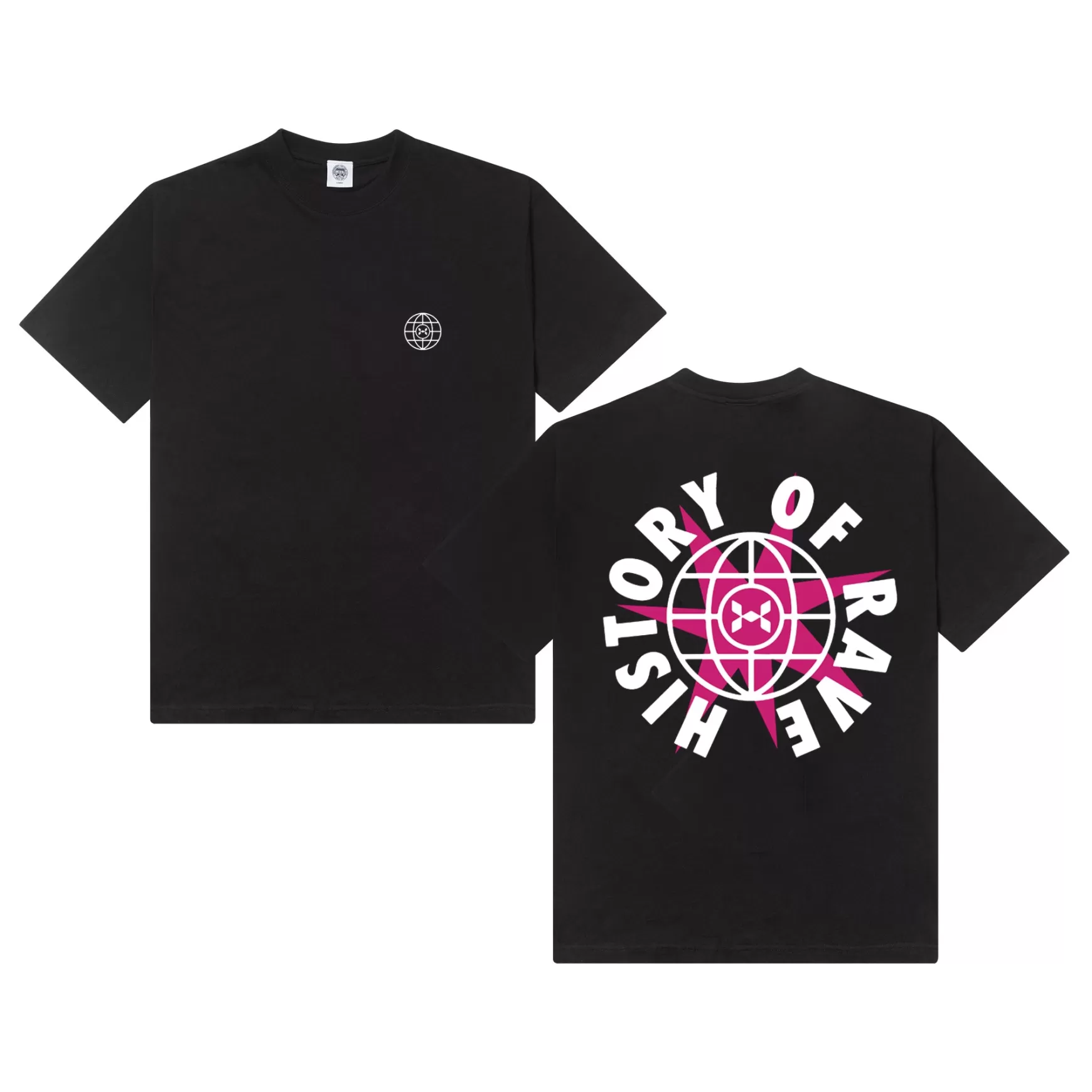 History Of Rave 'Logo' Tee - Black Fashion