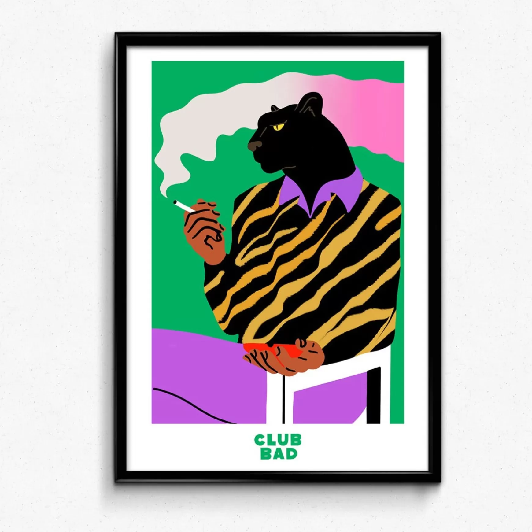 Melé x Club Bad Mele X Club Bad 'Afters Jaguar' Print Shop