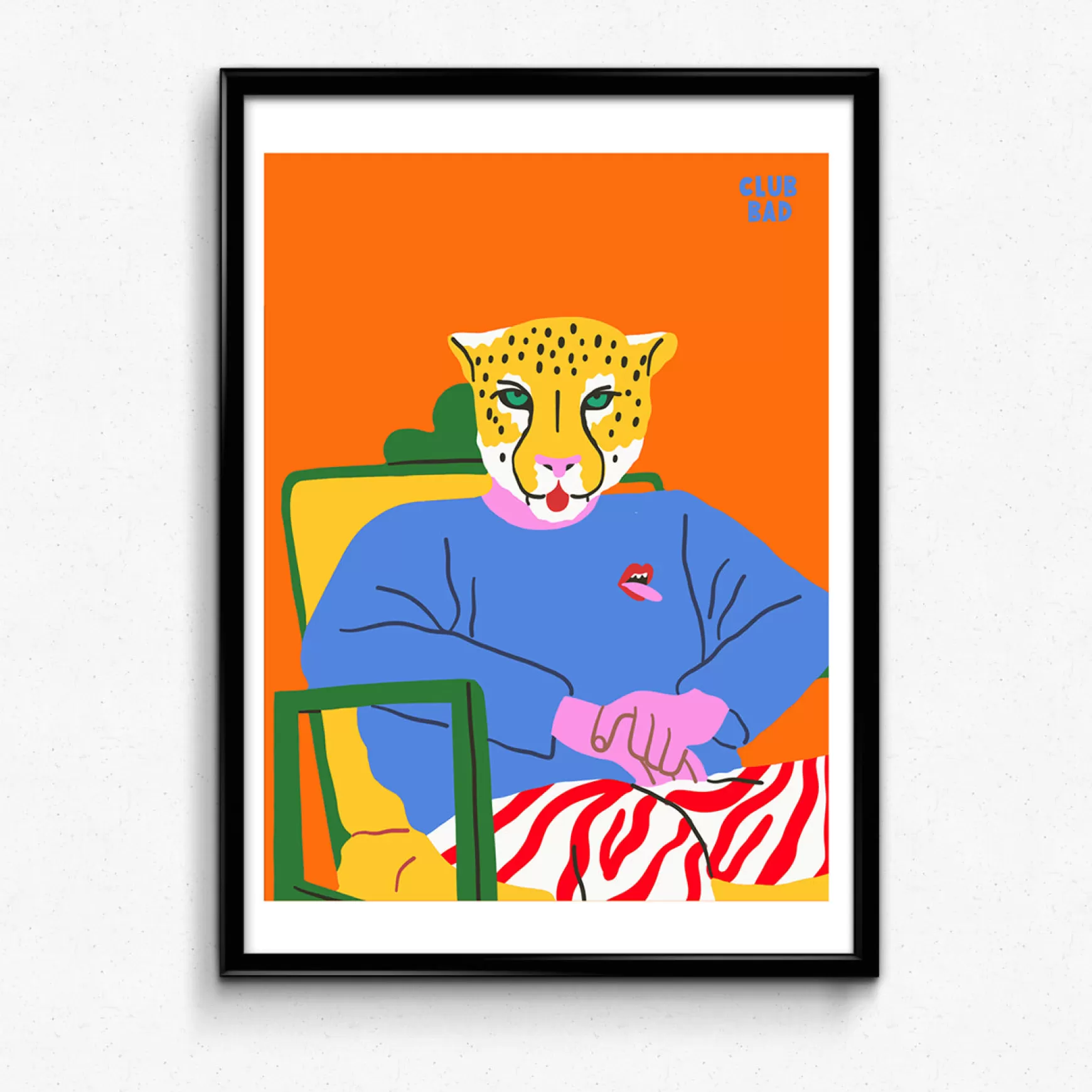 Melé x Club Bad Mele X Club Bad 'Dancing Cheetah' Print Sale