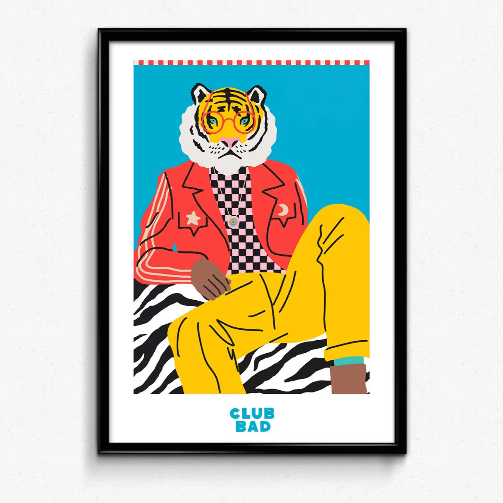 Melé x Club Bad Mele X Club Bad 'Party Tiger' Print Store