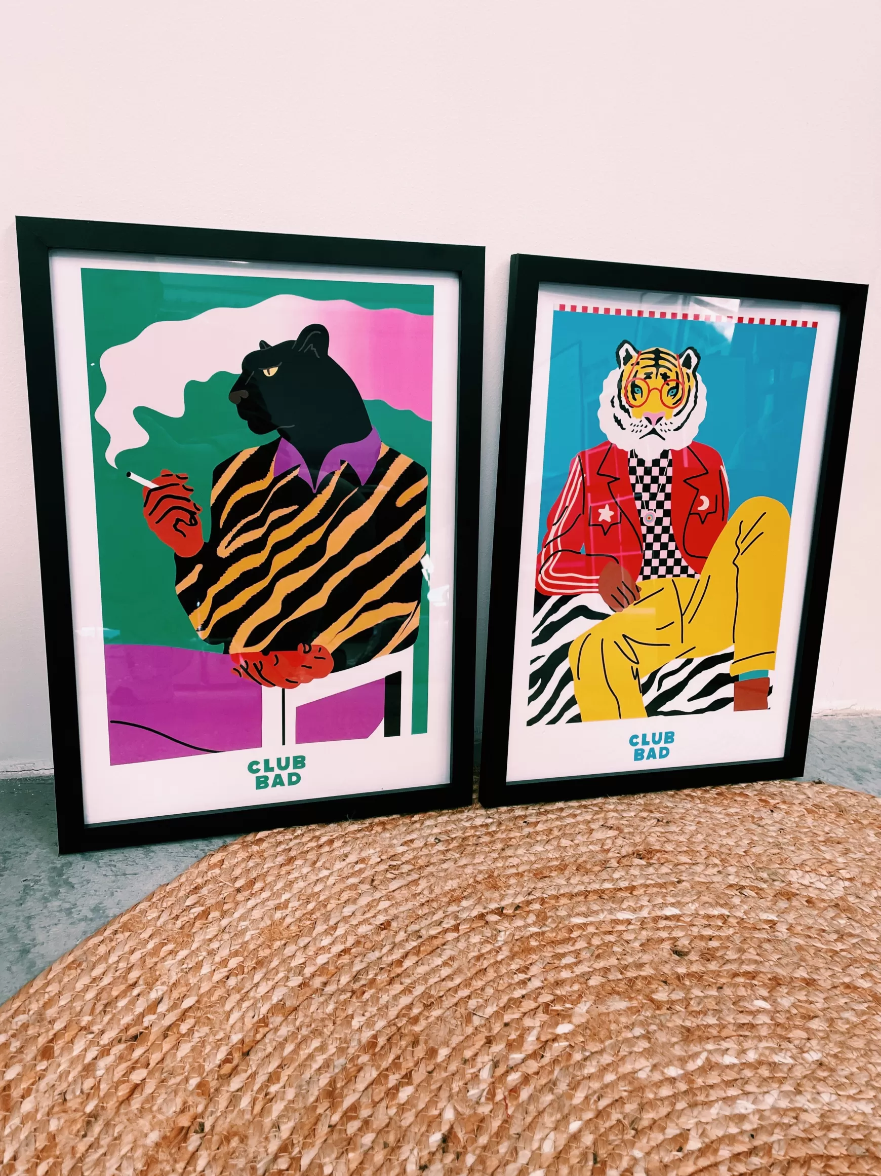 Melé x Club Bad Mele X Club Bad 'Party Tiger' Print Store