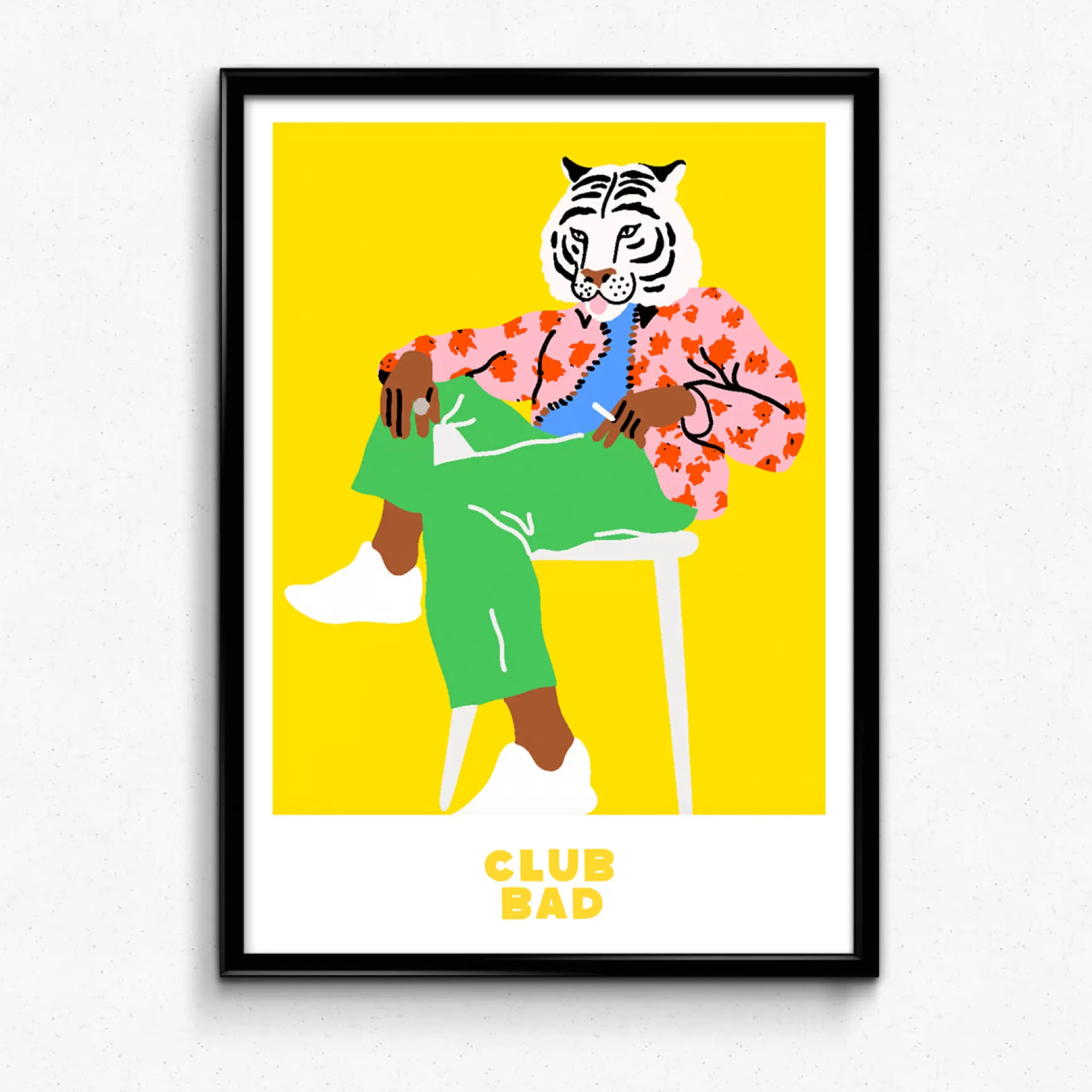 Melé x Club Bad Mele X Club Bad 'summer Tiger' Print Discount