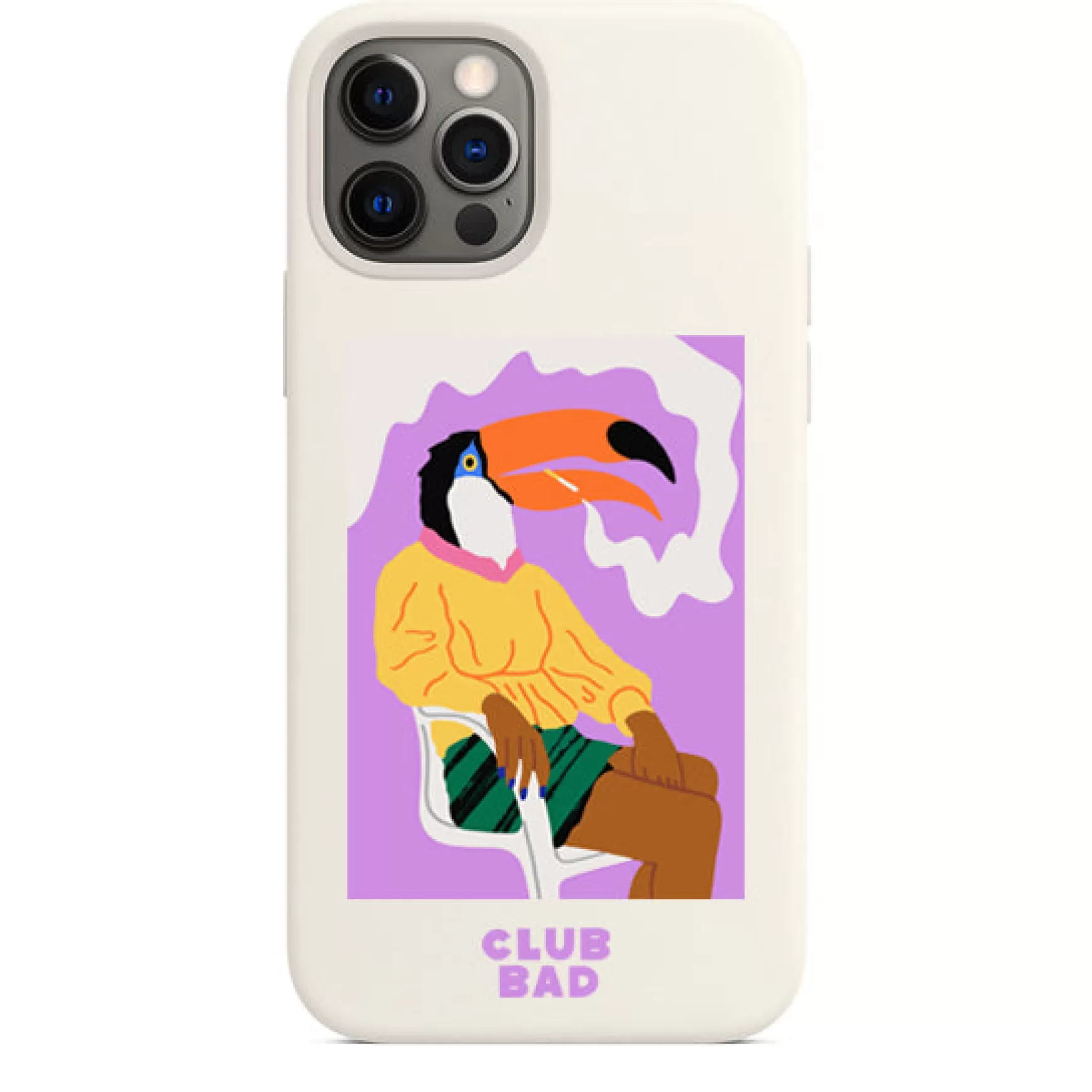 Melé x Club Bad Mele X Club Bad 'Toucan' Phone Case - Off White Cheap