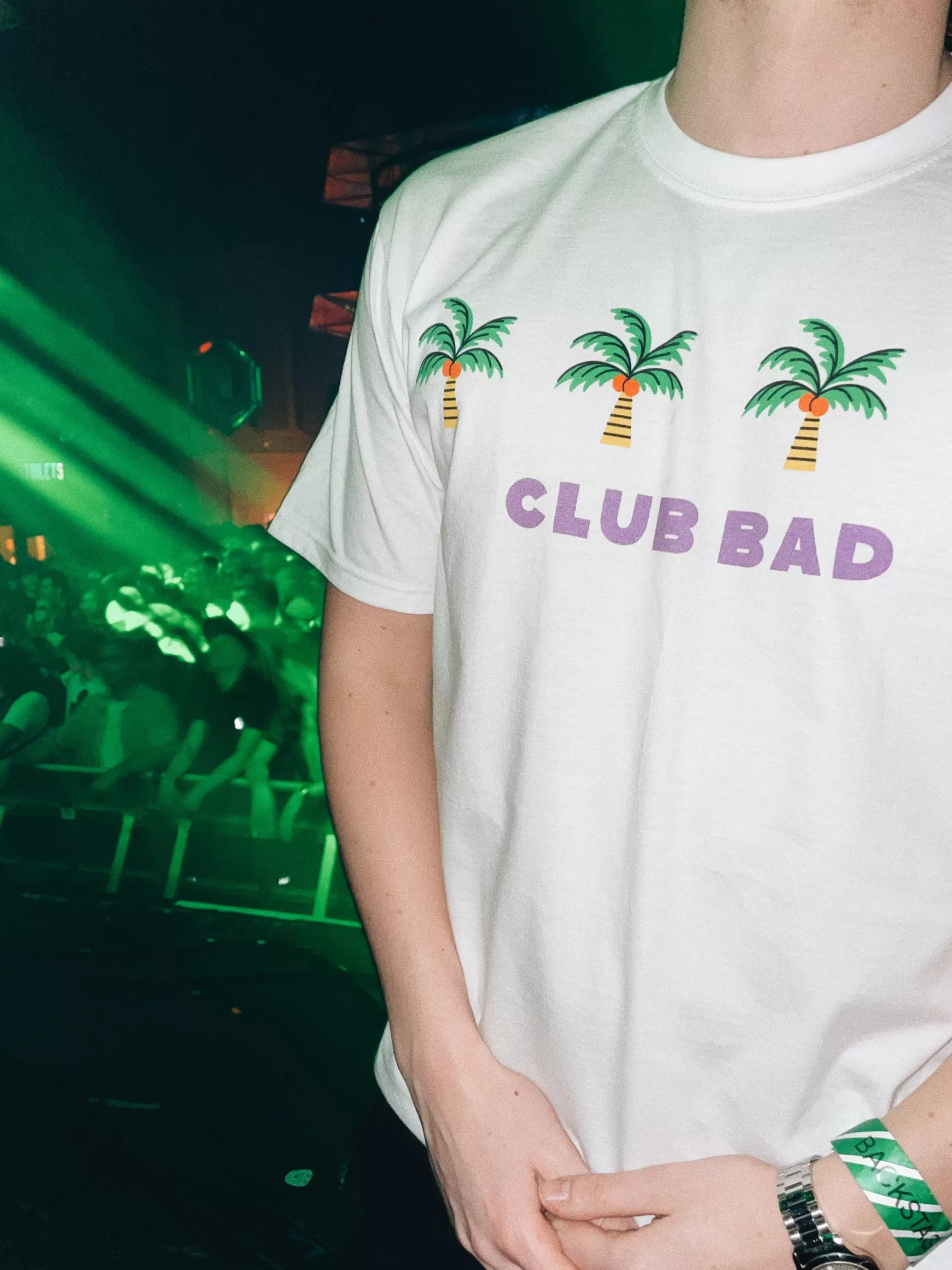 Melé x Club Bad Mele X Club Bad 'Tropical' Tee - White Shop