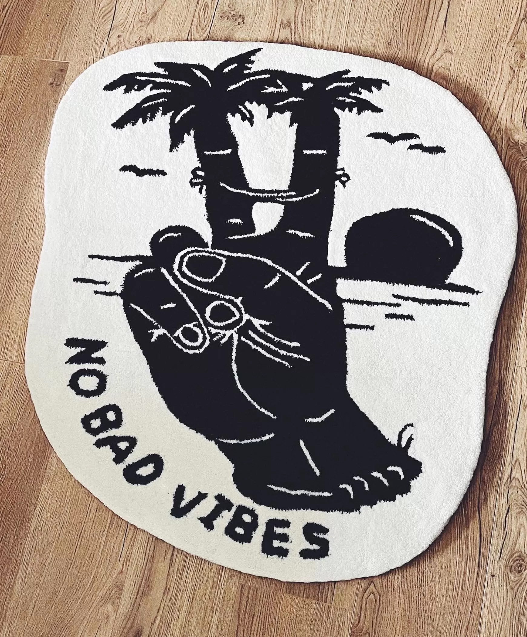 UN:IK Essentials No Bad Vibes Hand Tufted Rug Online