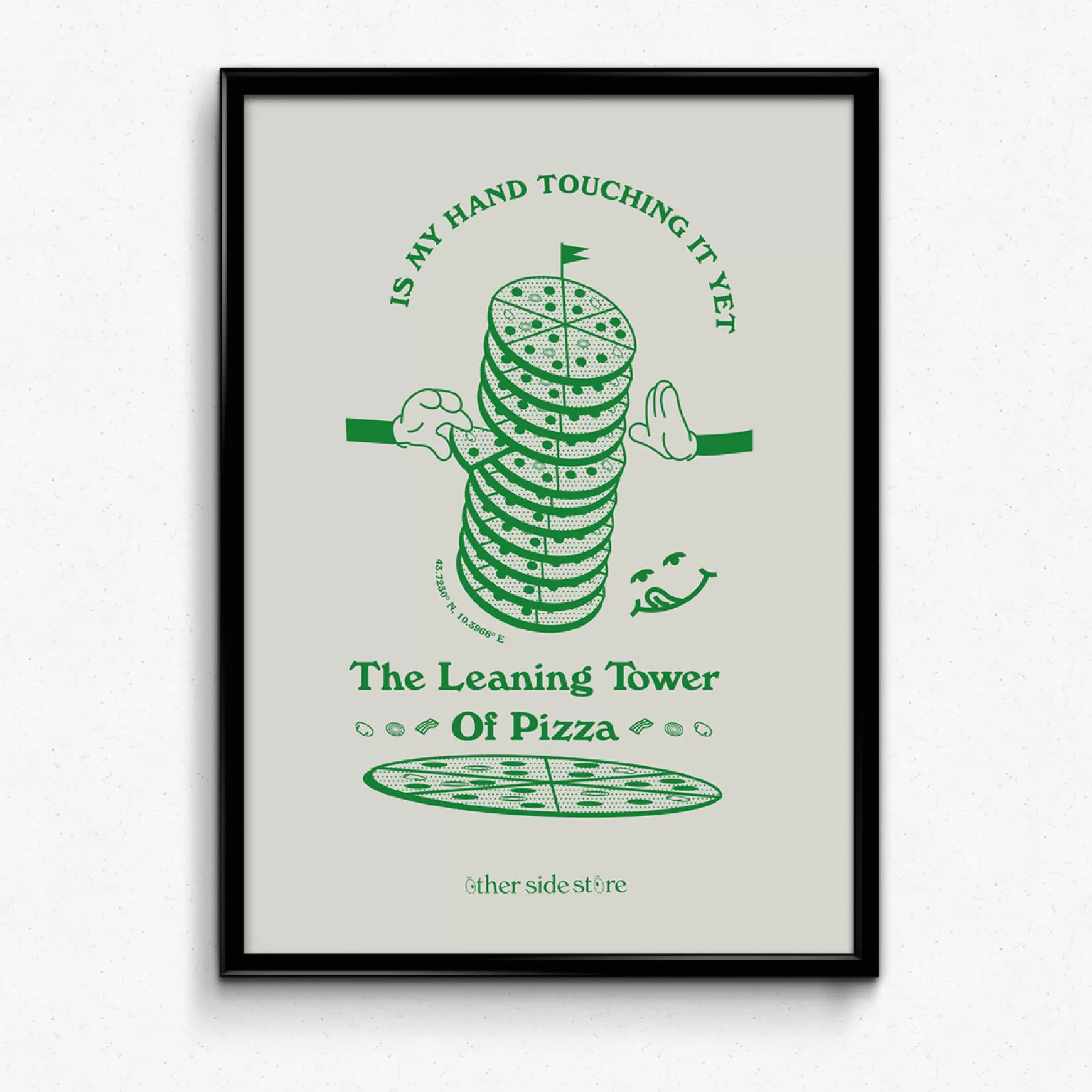 Other Side Store 'Leaning Tower' Art Print Outlet