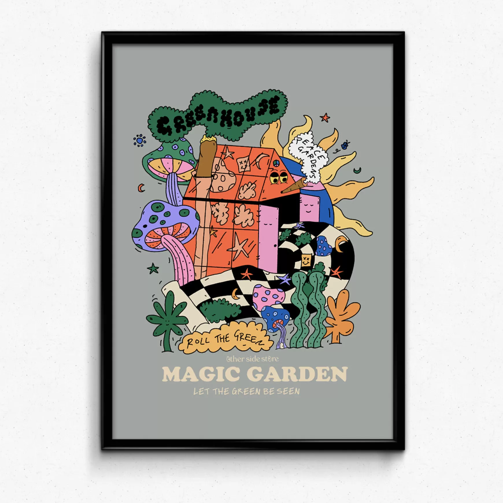 Other Side Store 'Magic Garden' Print Best