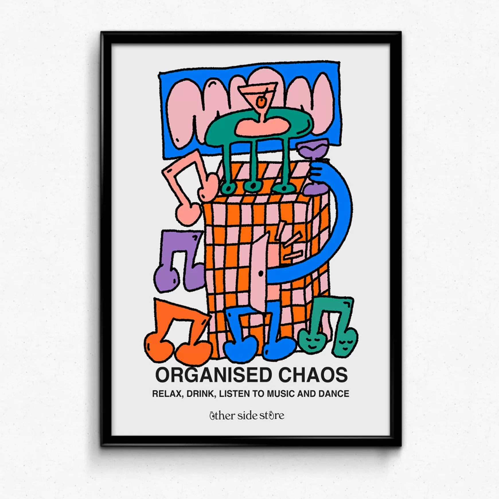 Other Side Store 'Organised Chaos' Print New