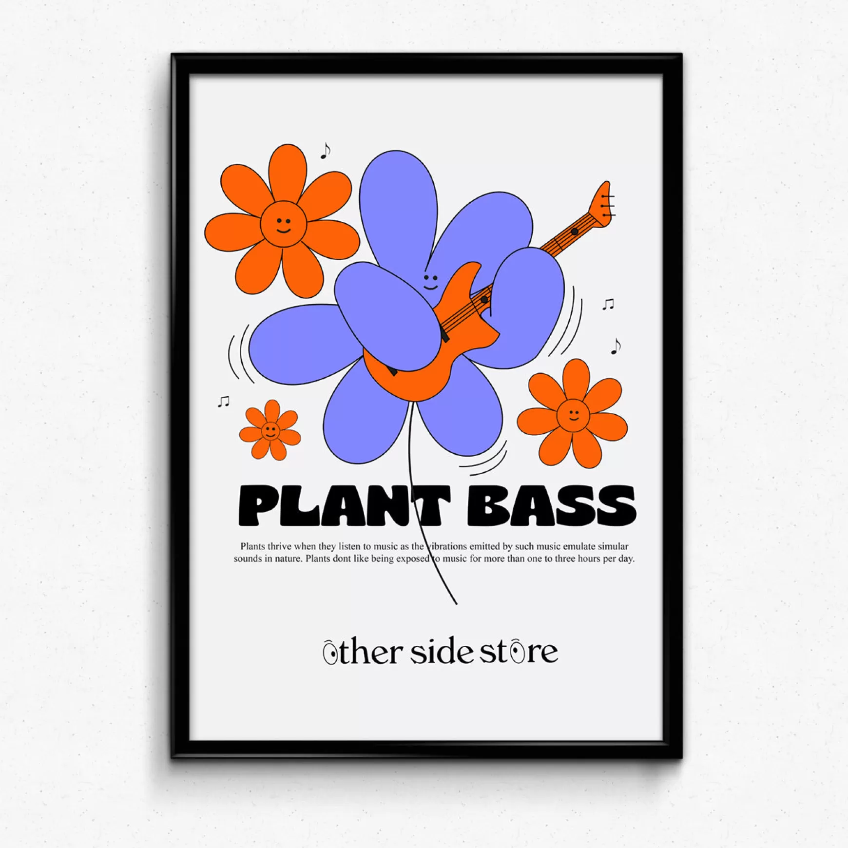 Other Side Store 'Plant Bass' Art Print Discount