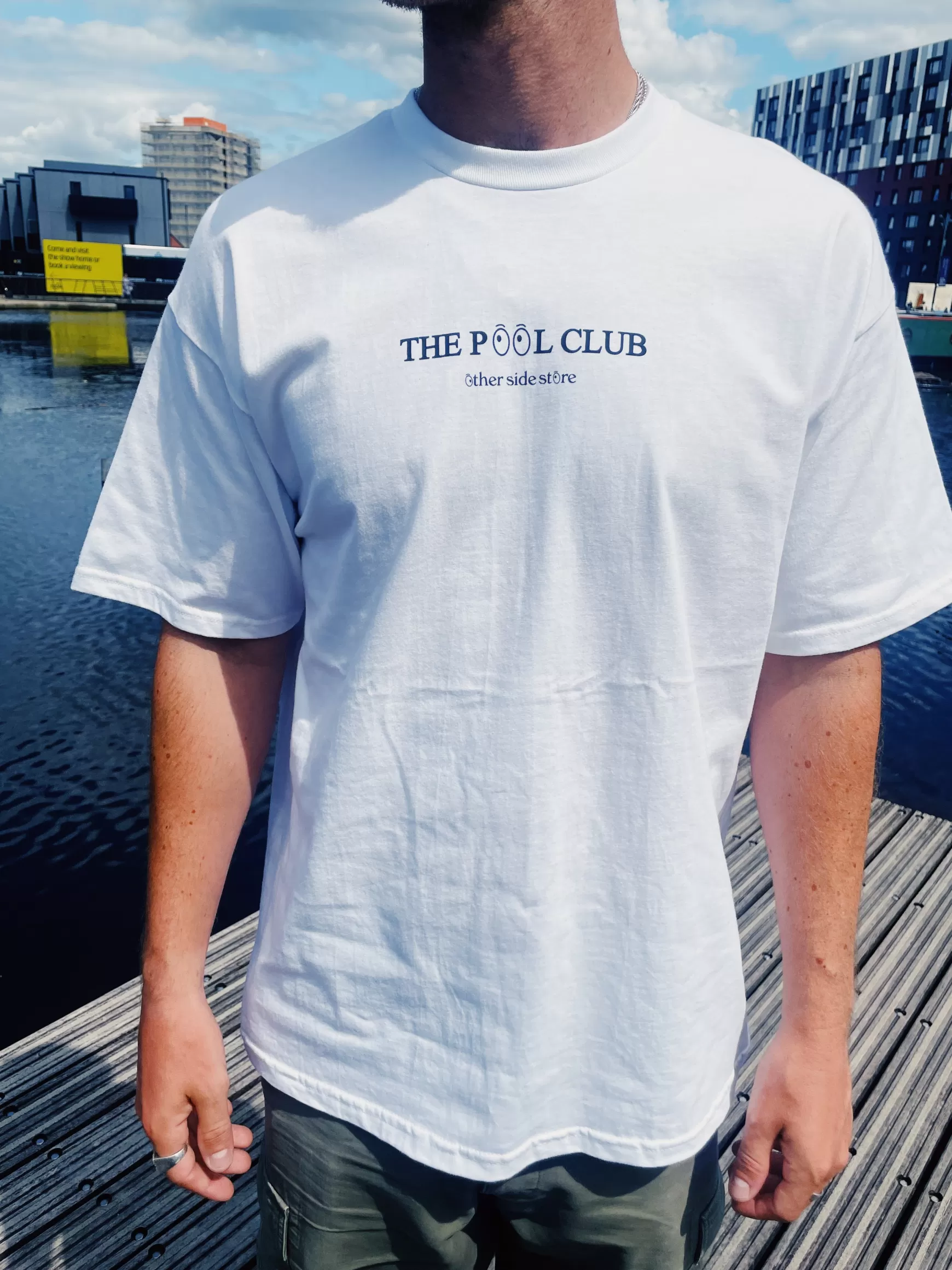 Other Side Store 'Pool Club' Tee - White Best