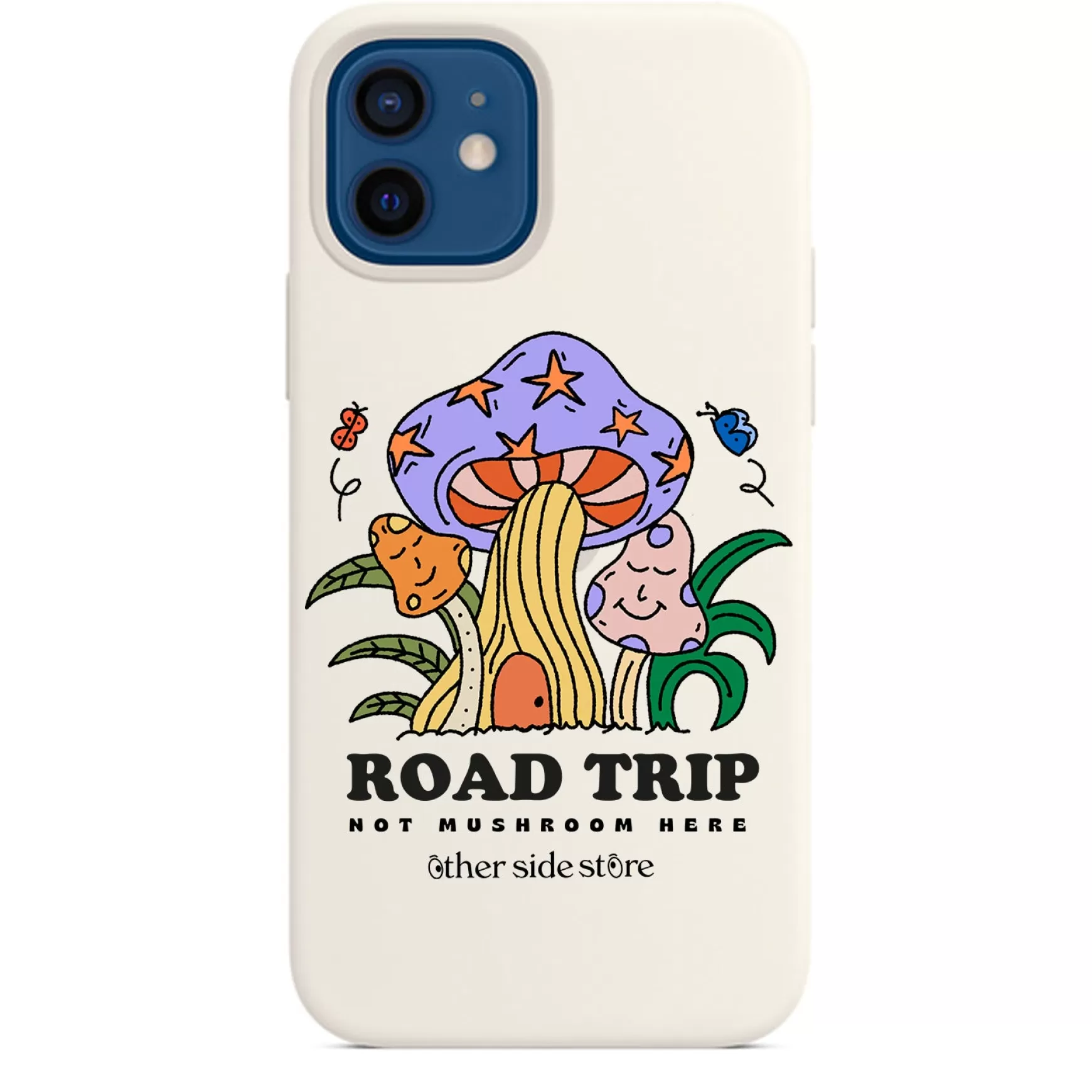 Other Side Store 'Road Trip' Phone Case - Cream Fashion