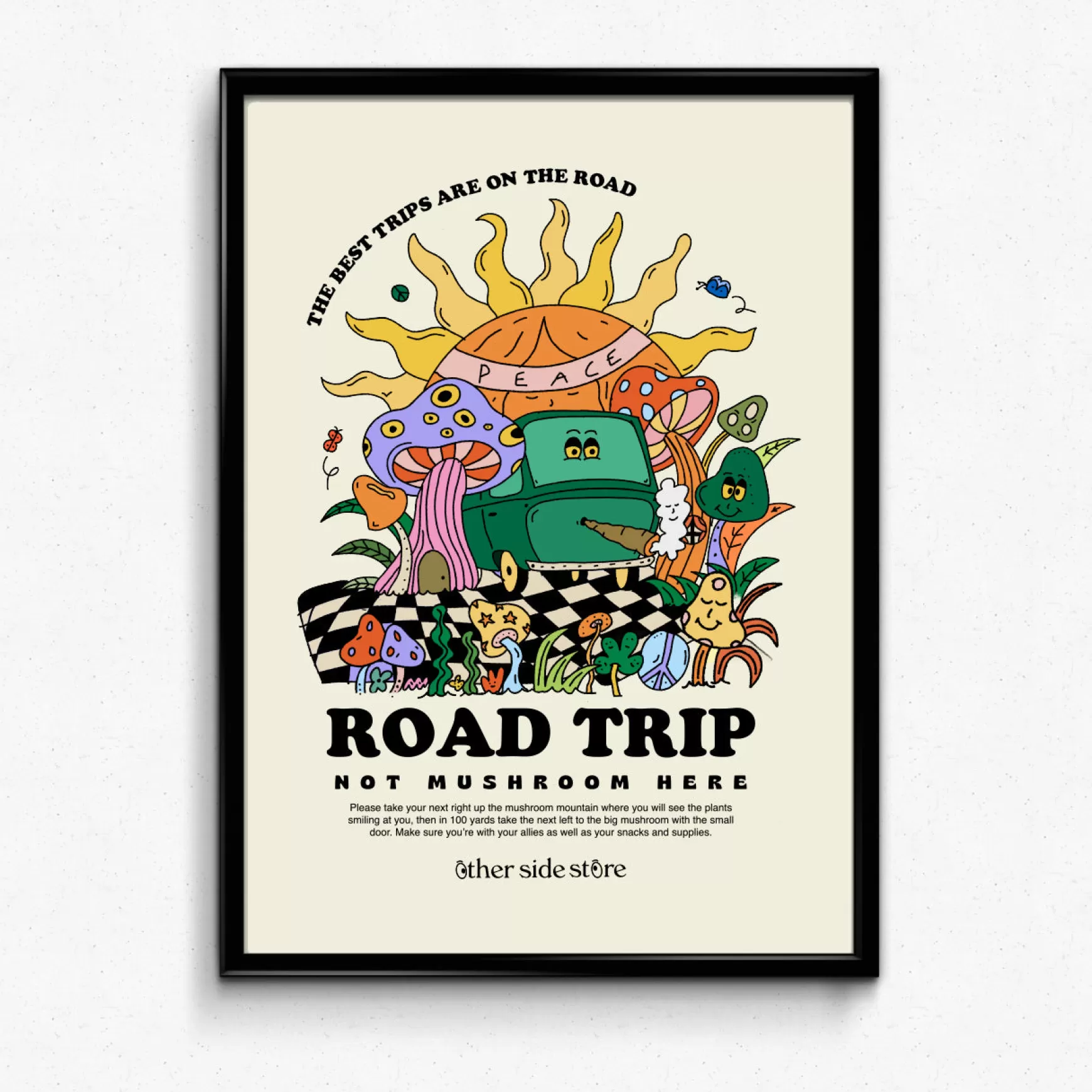 Other Side Store 'Road Trip' Print Clearance