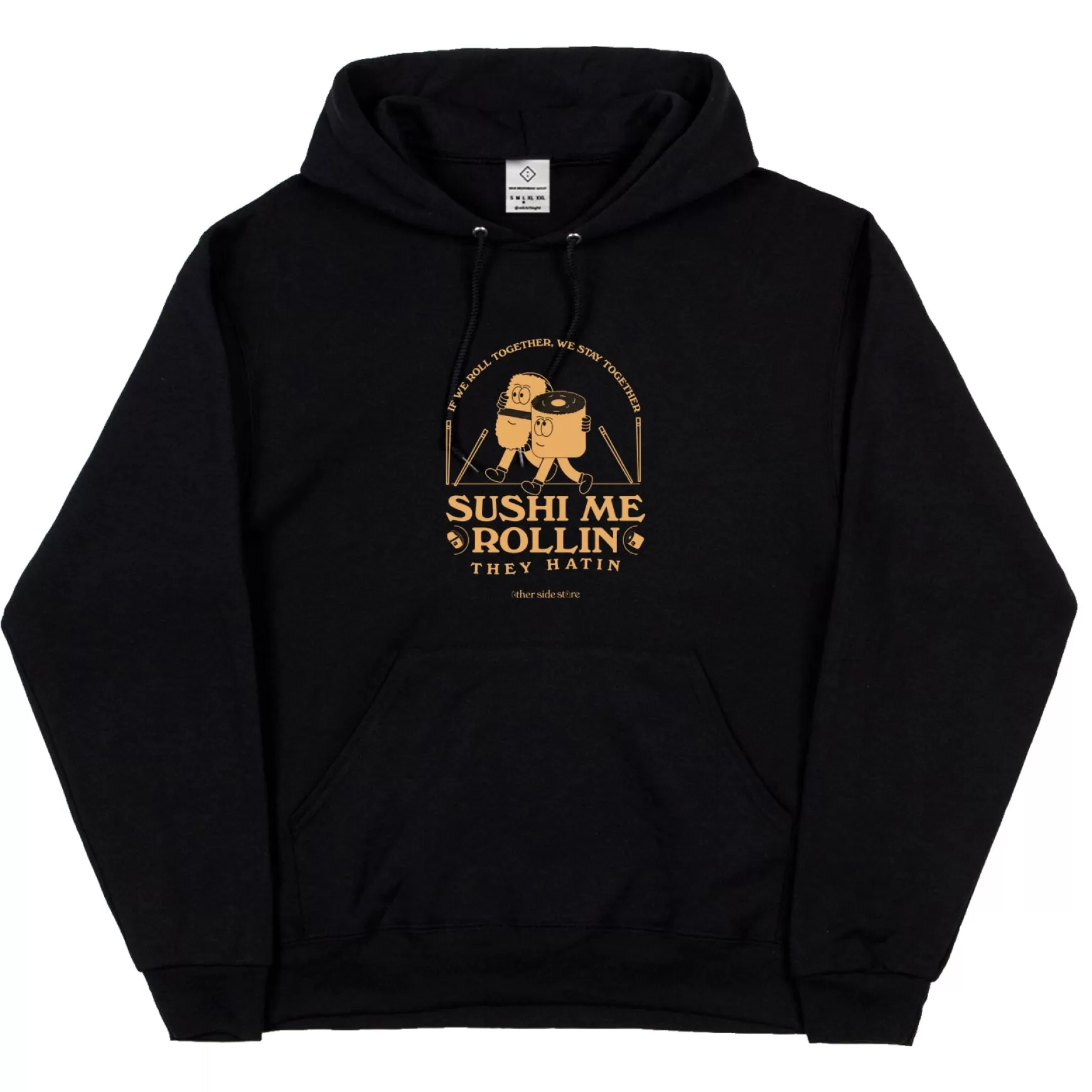 Other Side Store 'sushi Me Rollin' Hoodie - Black Sale