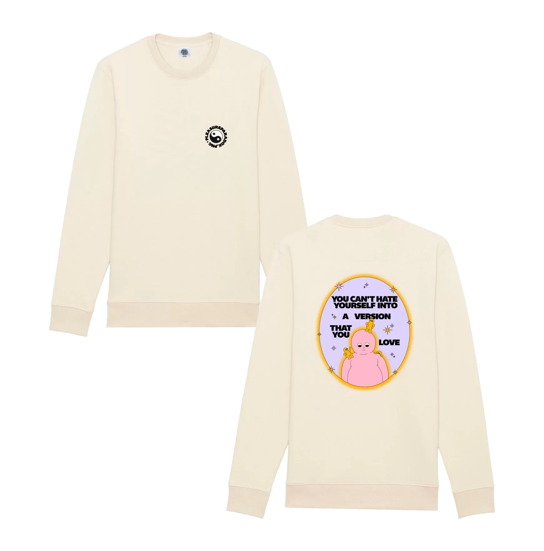 pleasurepardox.png Pleasure Paradox 'You Can'T Hate Yourself' Sweater - Natural Cheap